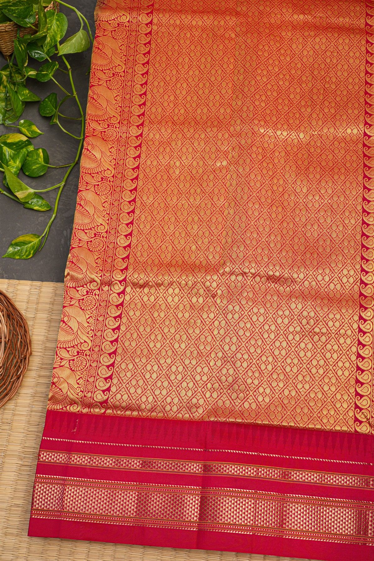 Narayanpet Silk Black Saree