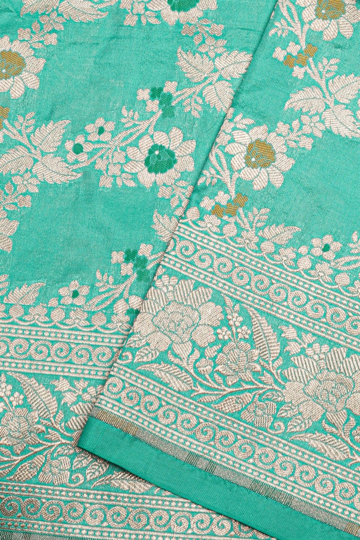 Banarasi Silk Sky Blue Saree