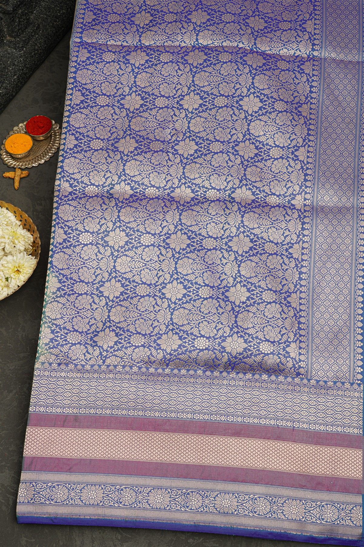 Banarasi Silk Light Green Saree