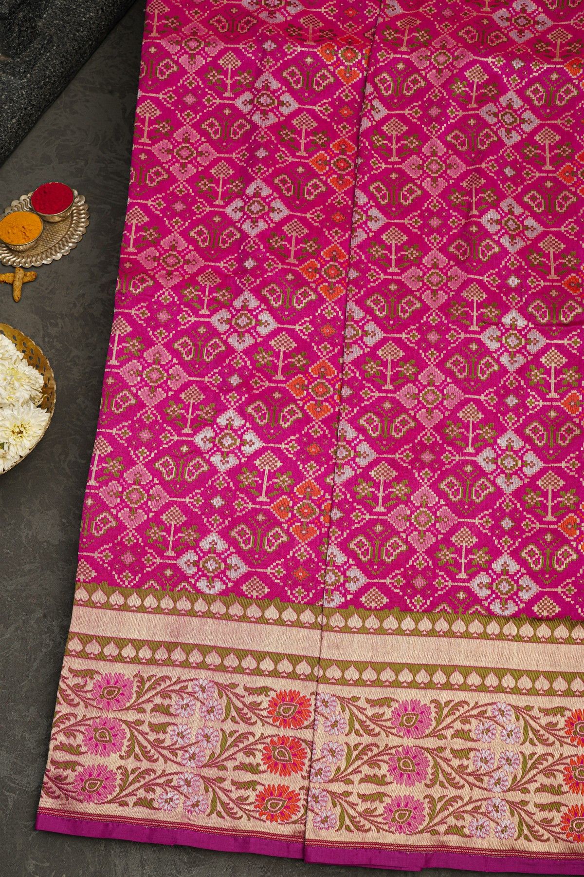 Banarasi Silk Pink Saree