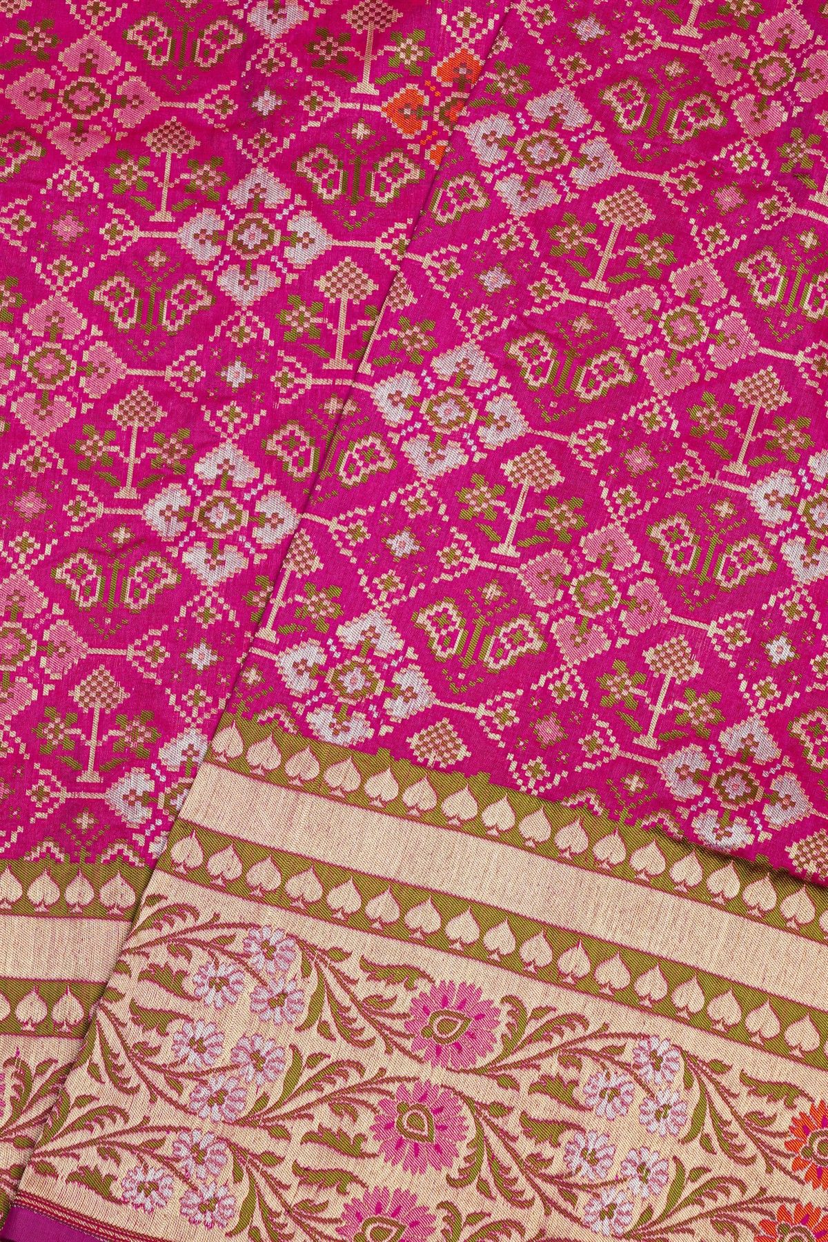 Banarasi Silk Pink Saree