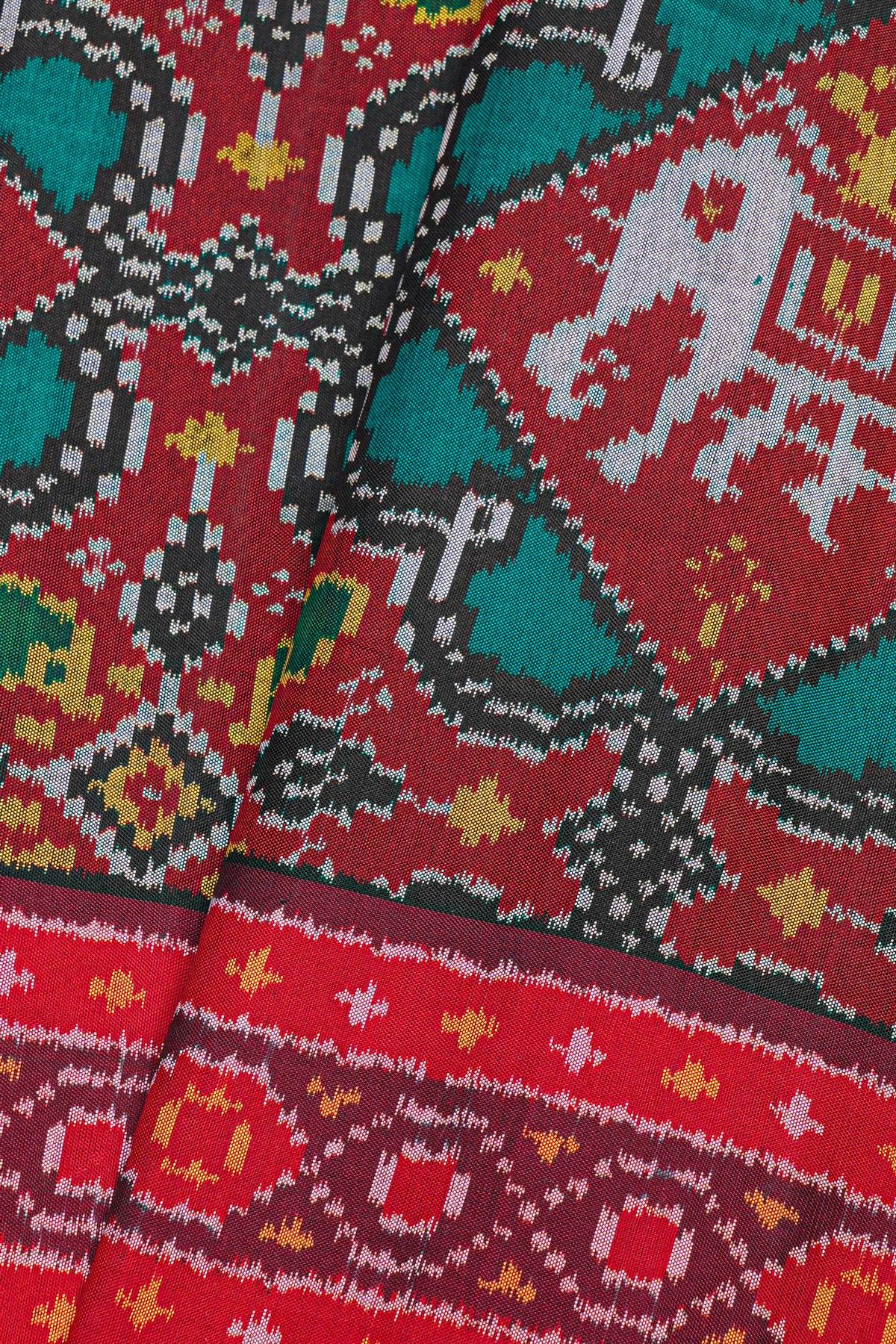 Patola Weaving Silk Multicolour Saree