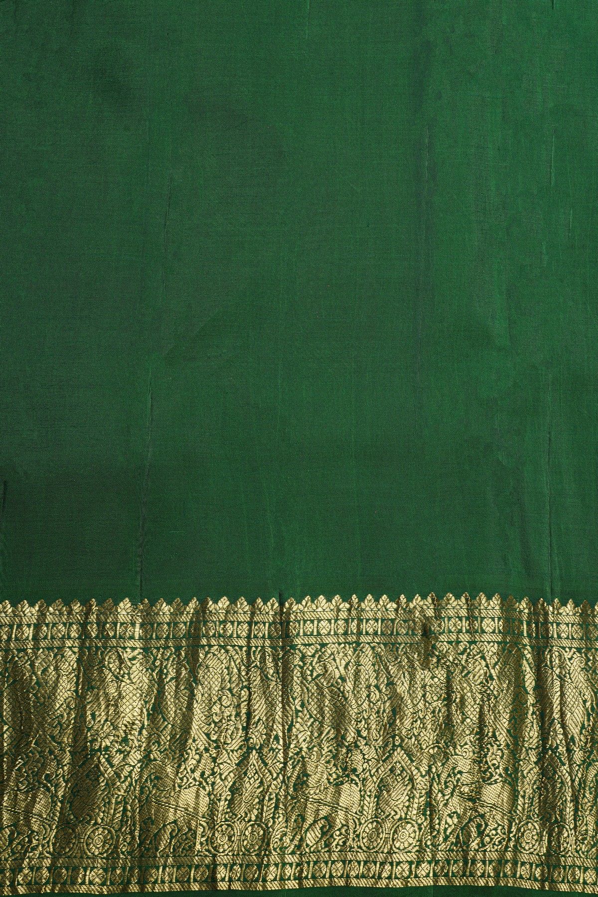Srikalahasti Silk Mustard Saree