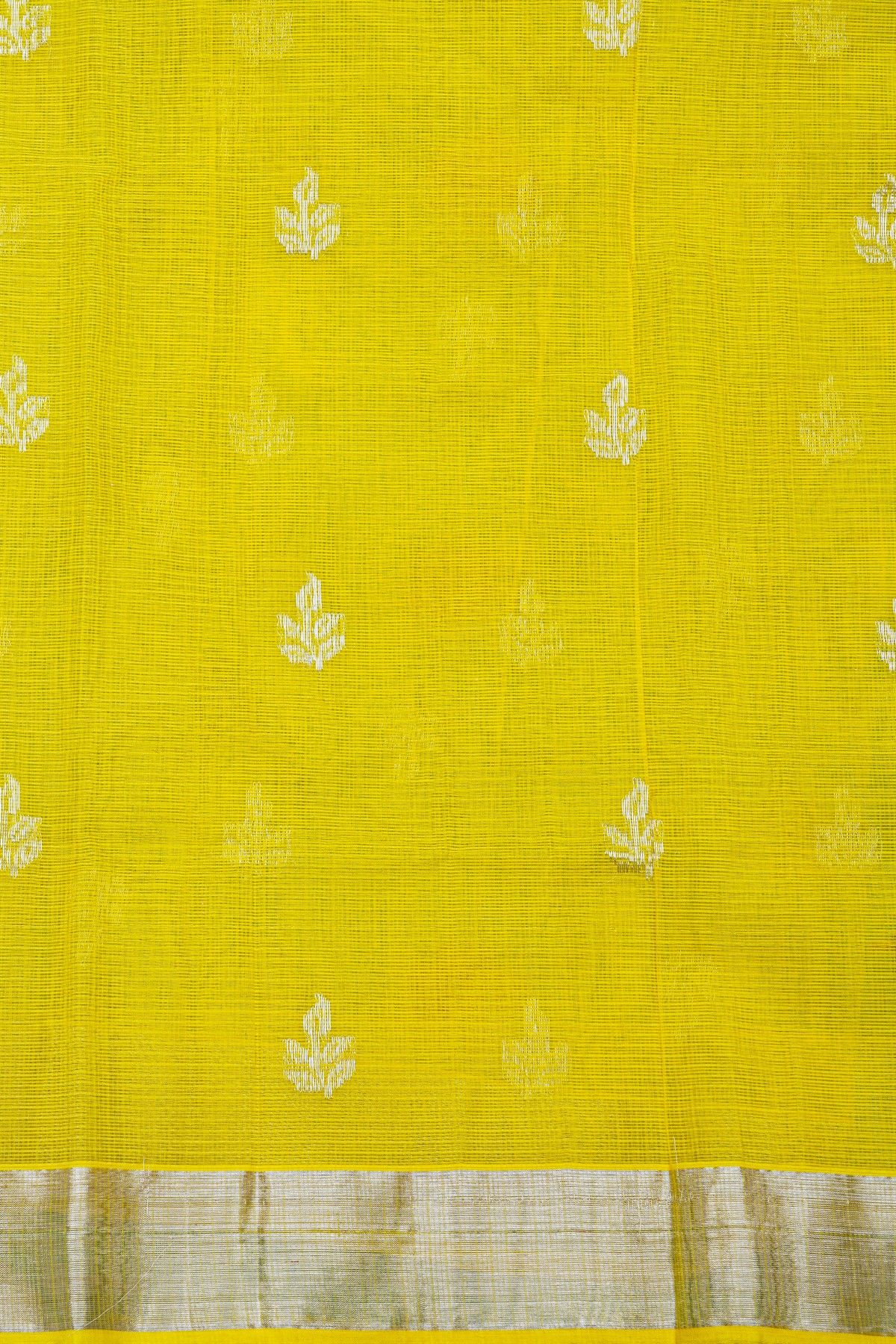 Zari Kota Sky Blue Saree