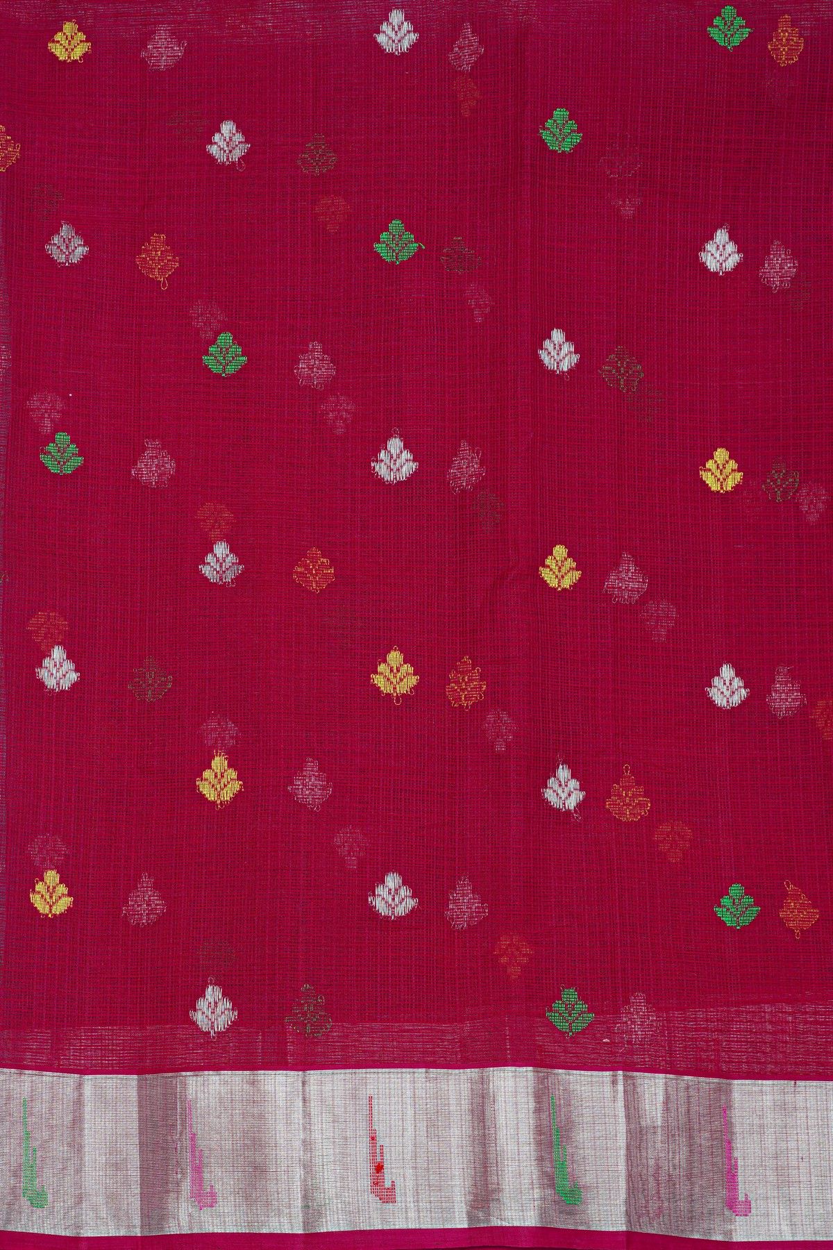 Zari Kota Sky Blue Saree