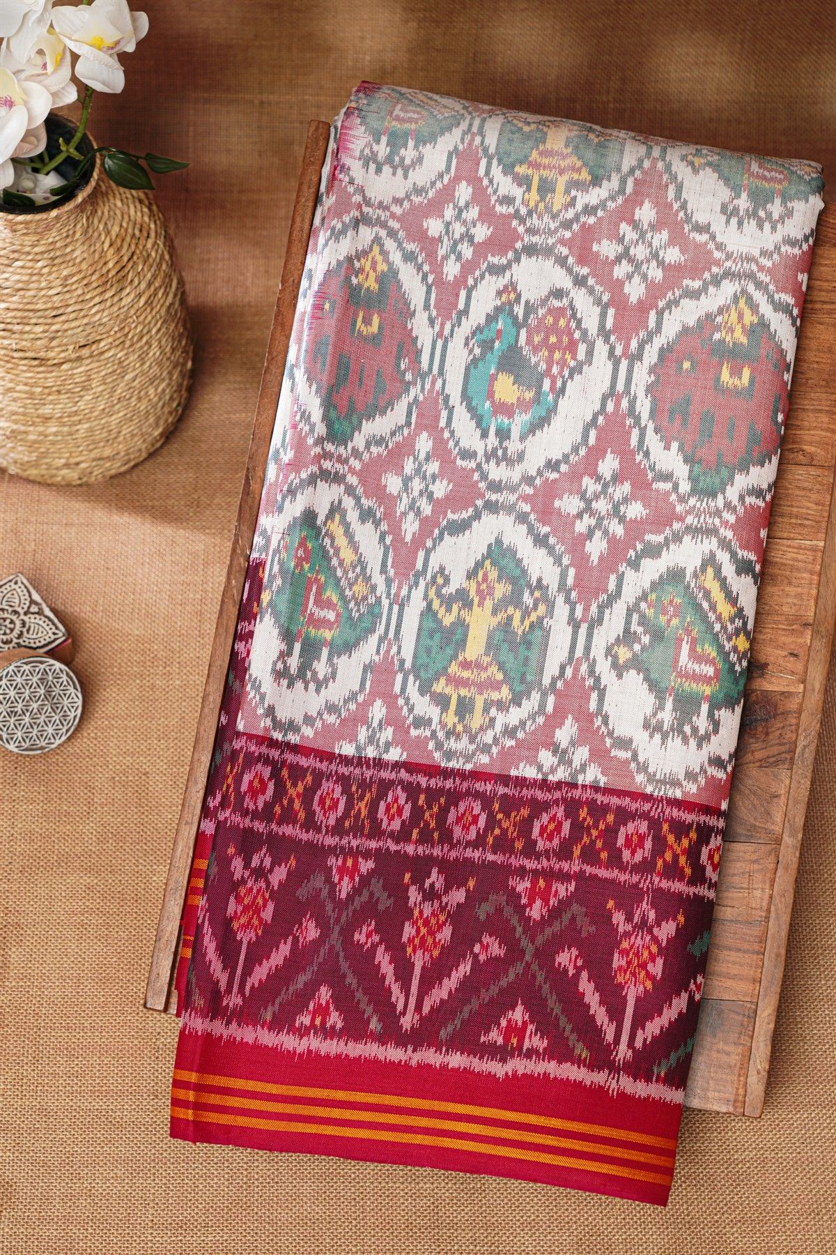 Patola Silk Multicolour Saree