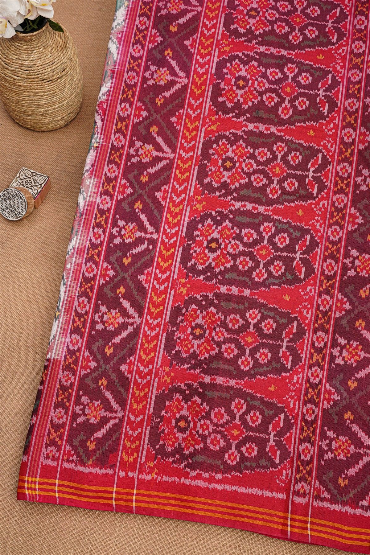 Patola Silk Multicolour Saree