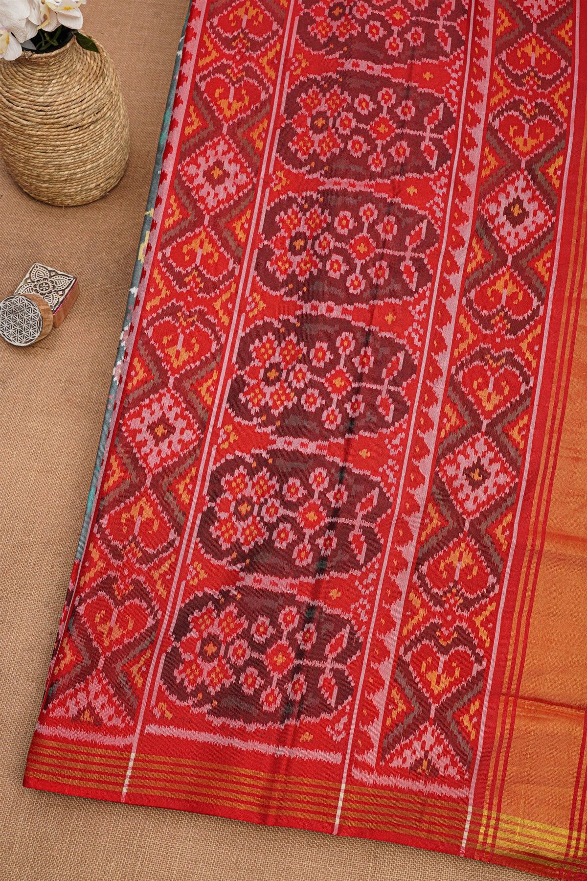 Patola Silk Dual Colour Saree