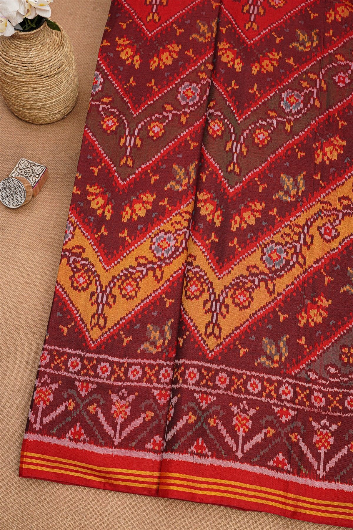 Patola Silk Multicolour Saree