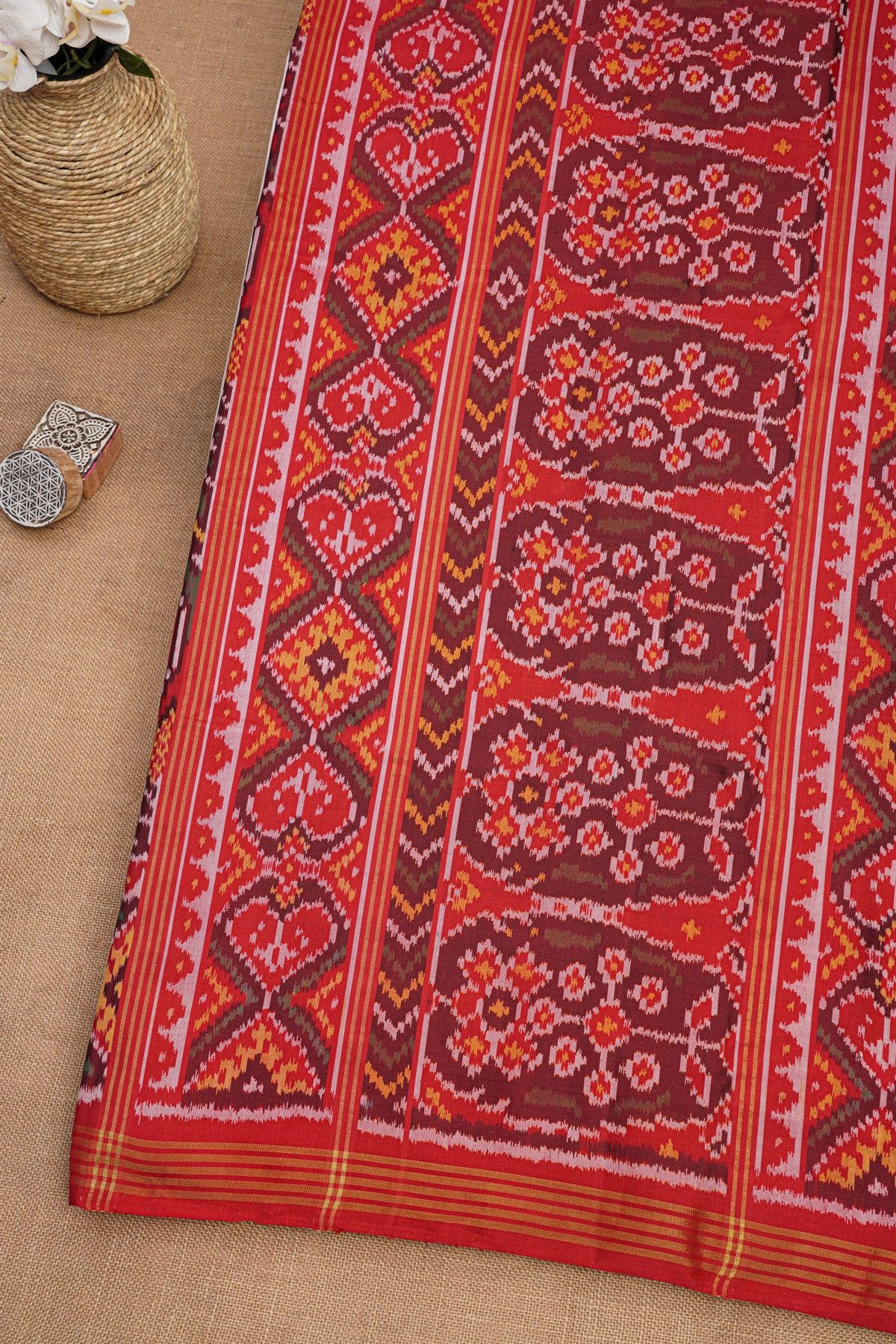 Patola Silk Multicolour Saree