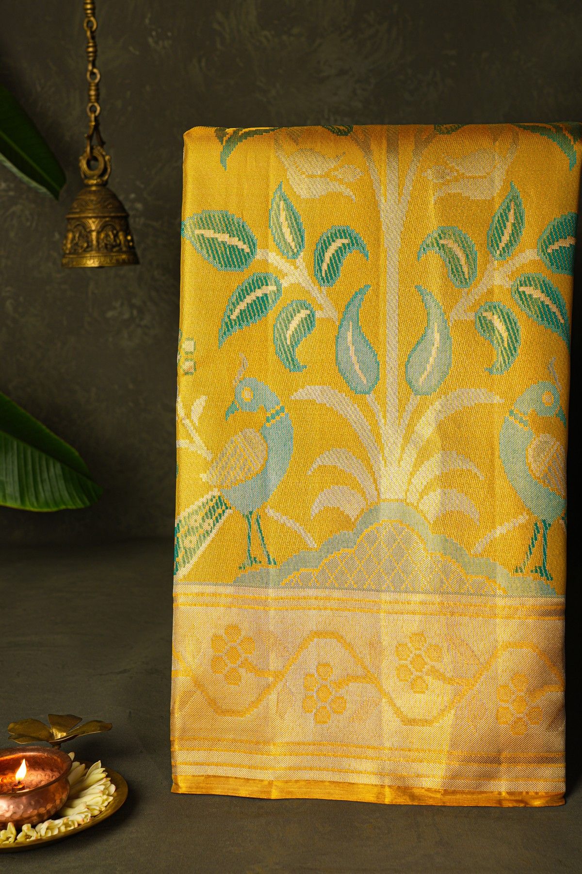 Kancheepuram Silk Gold Saree