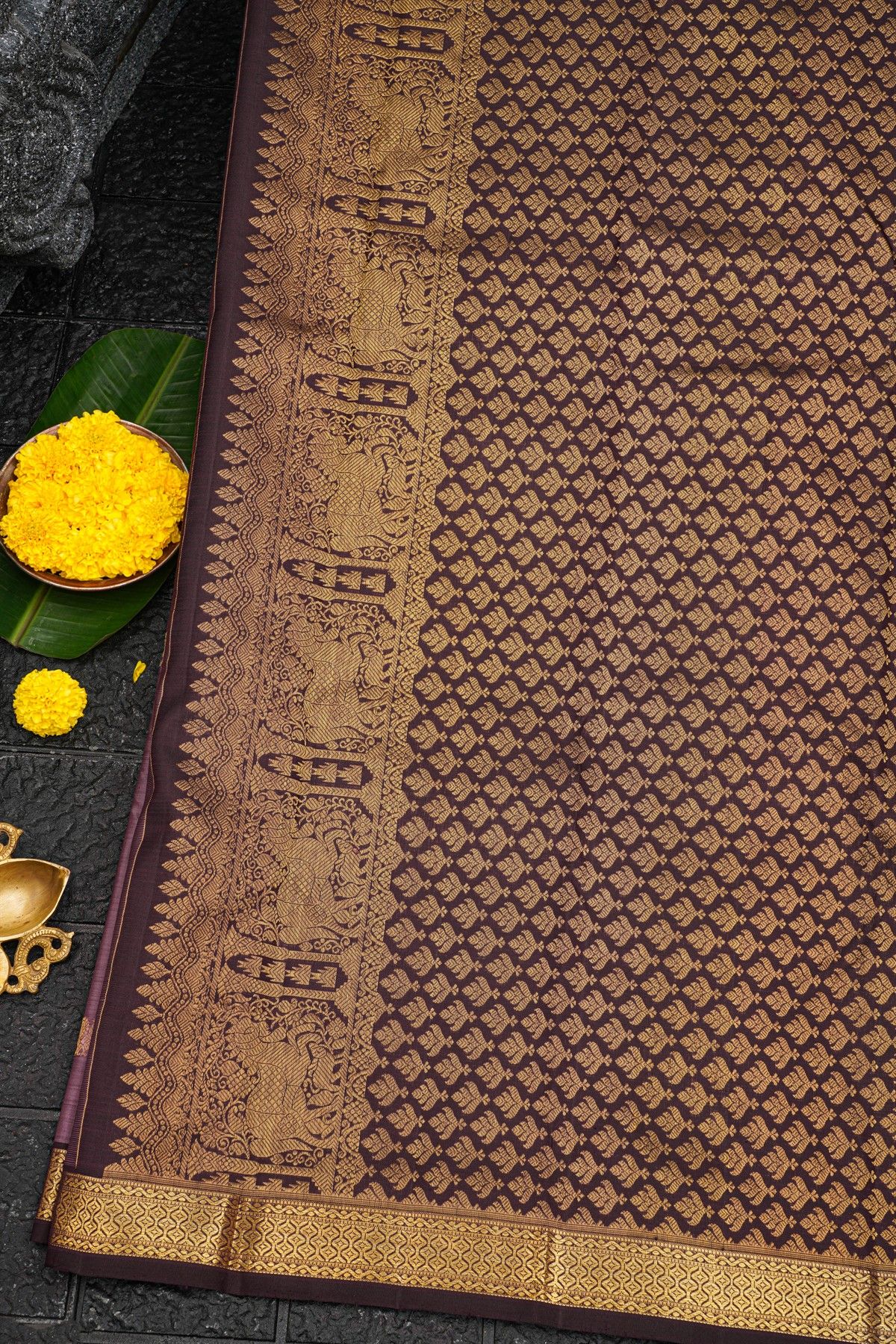 Kancheepuram Silk Lilac Saree