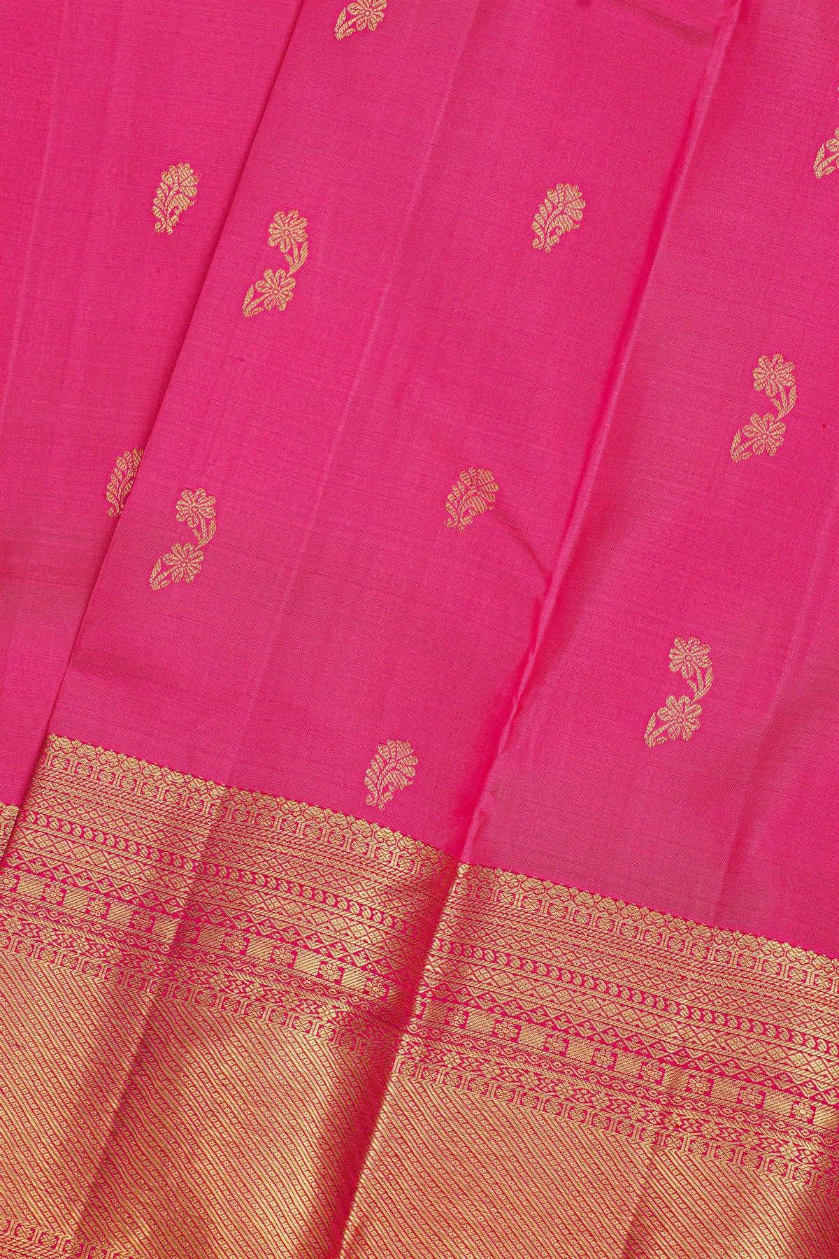 Kancheepuram Silk Pink Saree