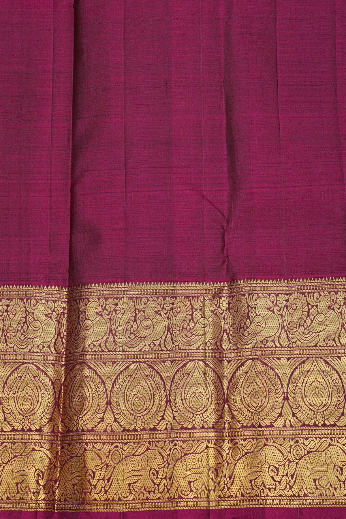 Kancheepuram Silk Bottle Green Saree