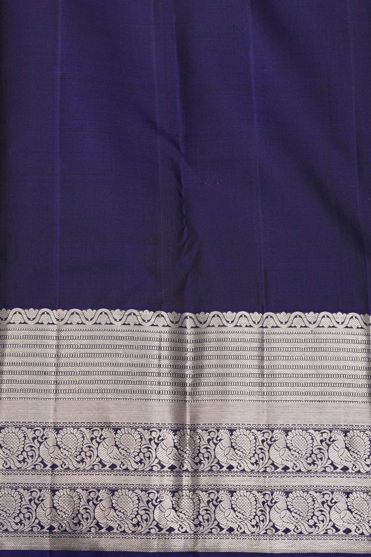 Kancheepuram Silk Dark Purple Saree