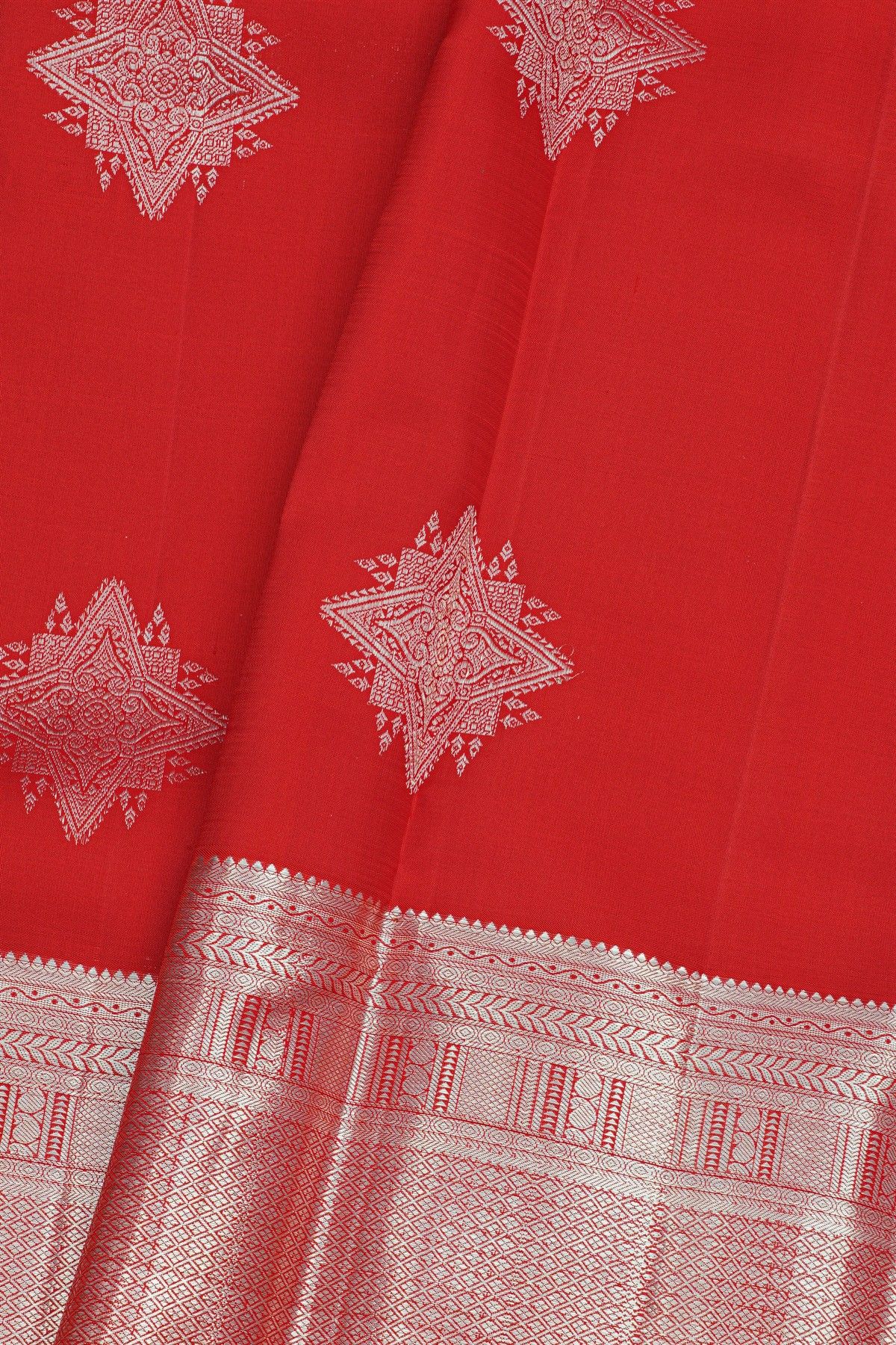Kancheepuram Silk Red Saree