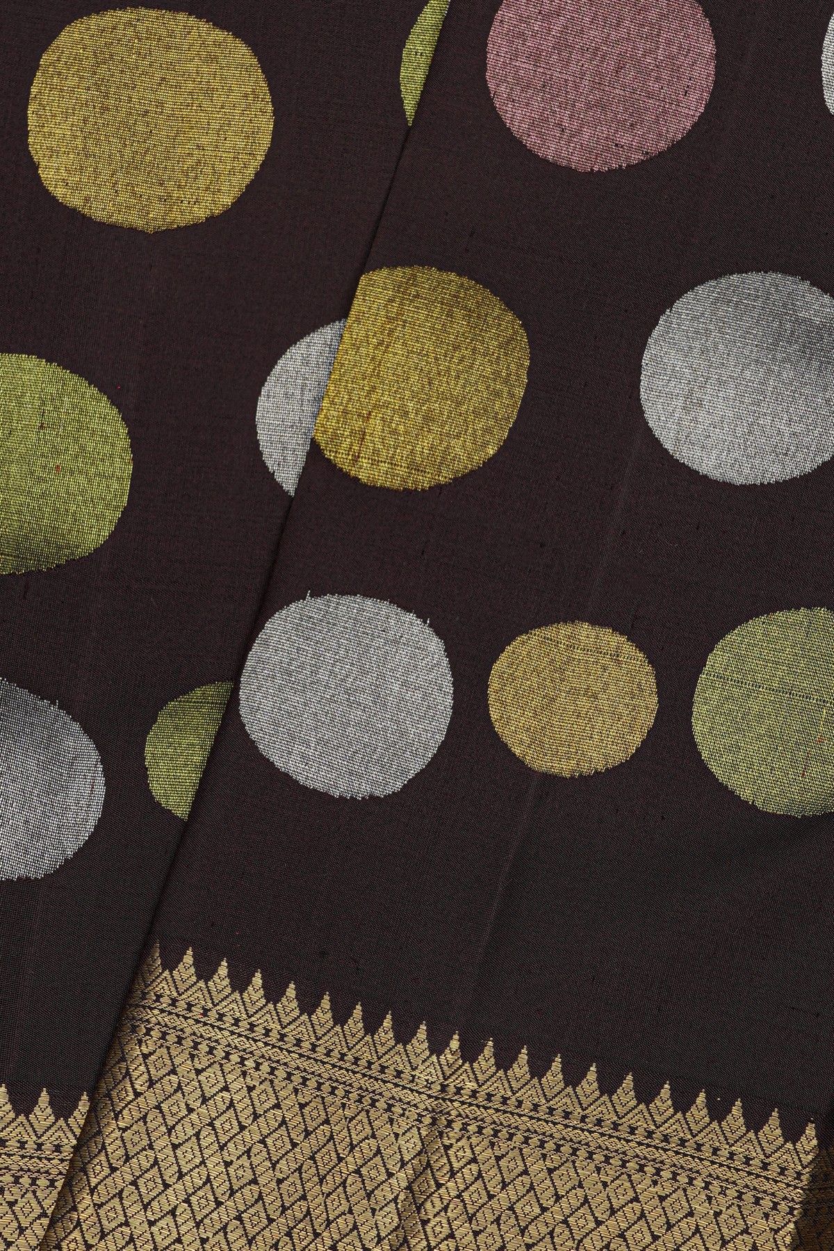 Kancheepuram Silk Black Saree