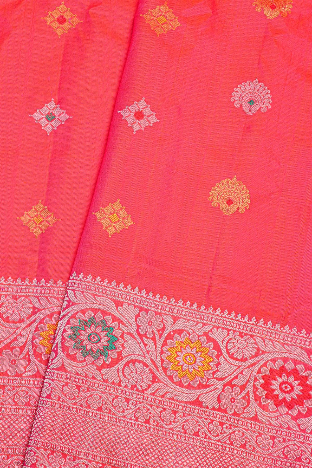 Gadwal Silk Dual Colour Saree