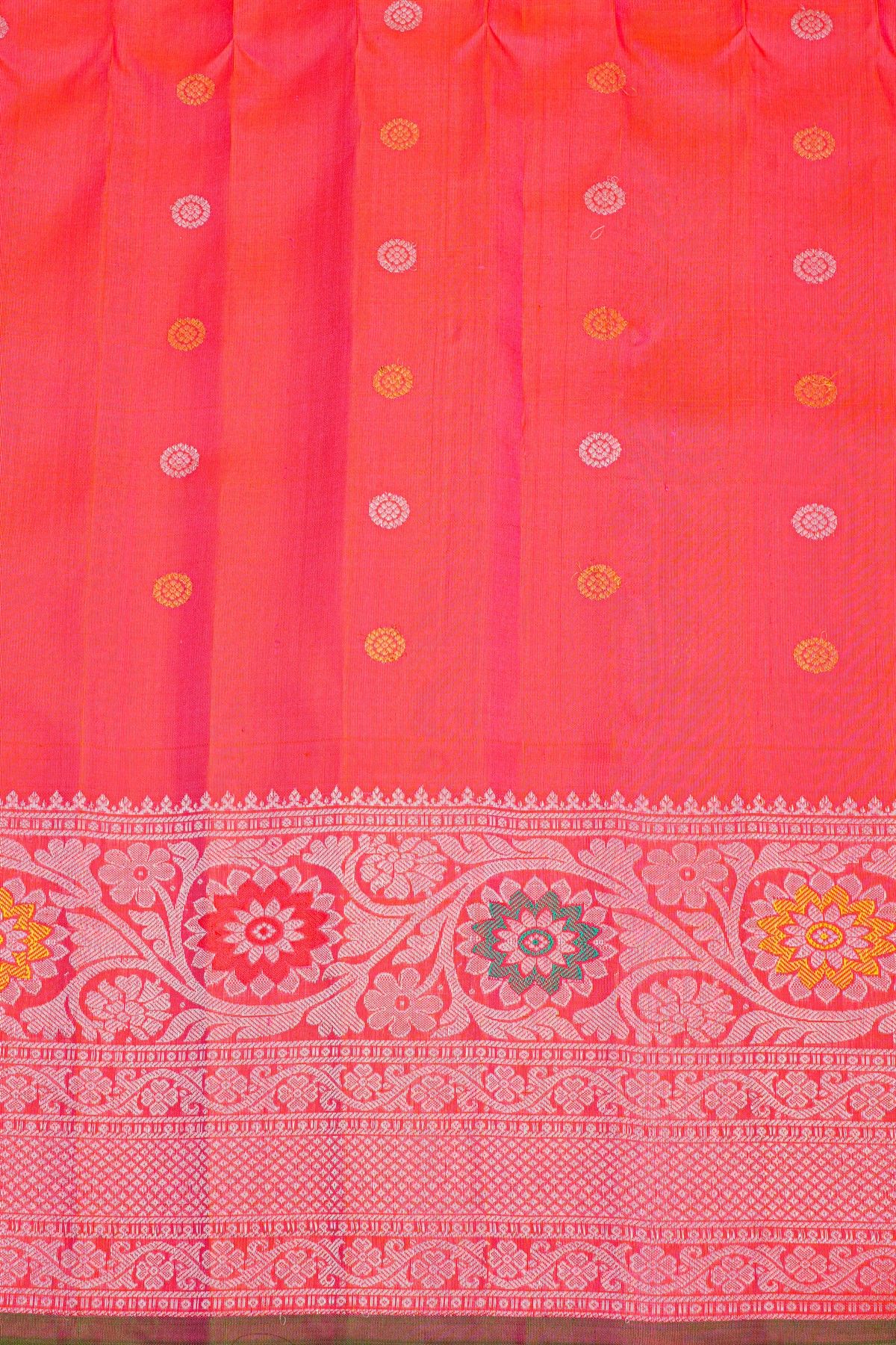 Gadwal Silk Dual Colour Saree