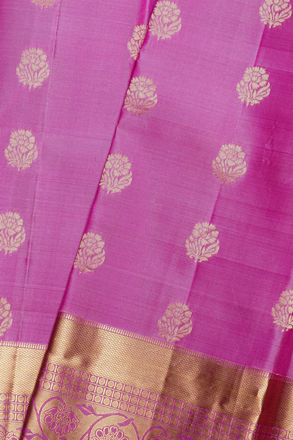 Kancheepuram Silk Pink Saree