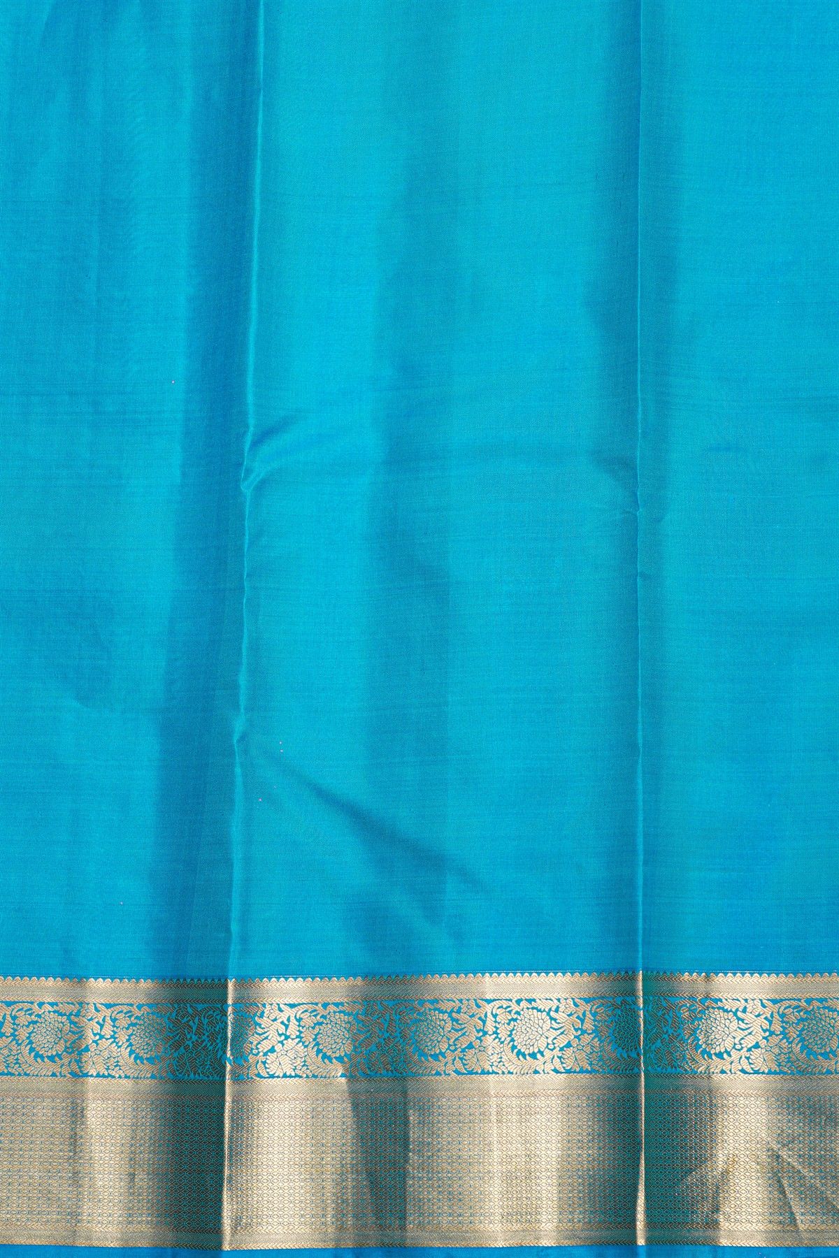 Kancheepuram Silk Sky Blue Saree