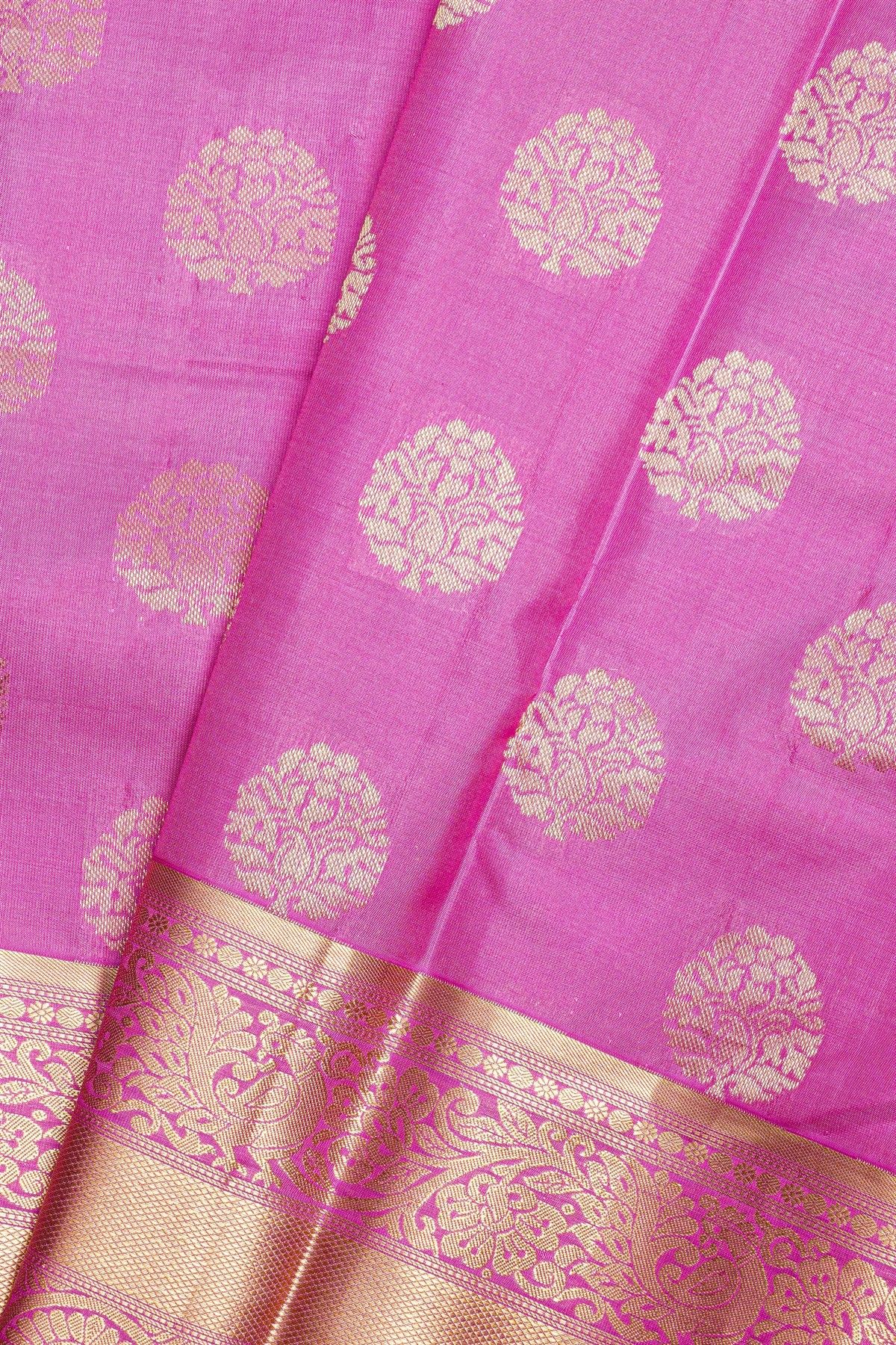 Kancheepuram Silk Pink Saree