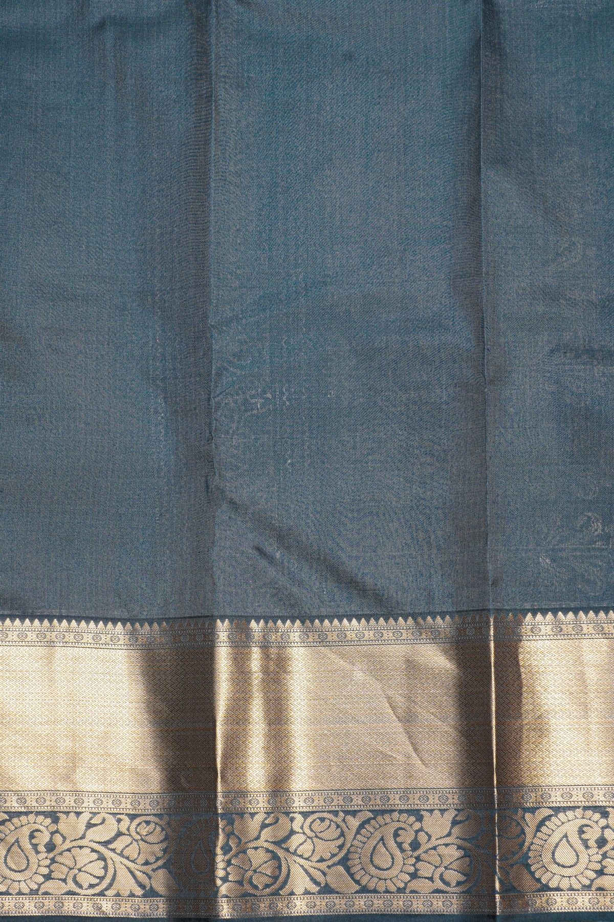 Kancheepuram Silk Dark Grey Saree