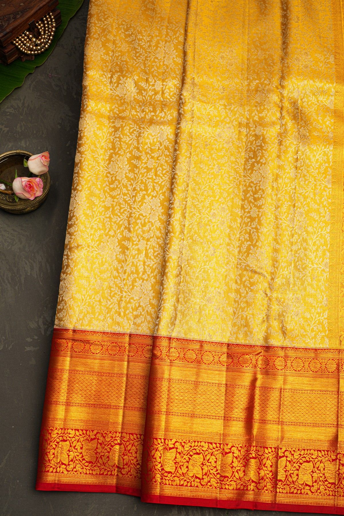 Kancheepuram Silk Gold Saree