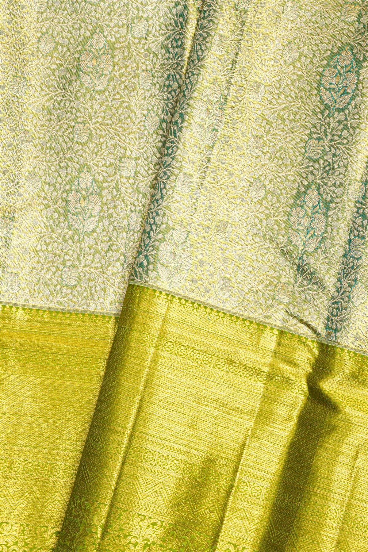 Kancheepuram Silk Dual Colour Saree