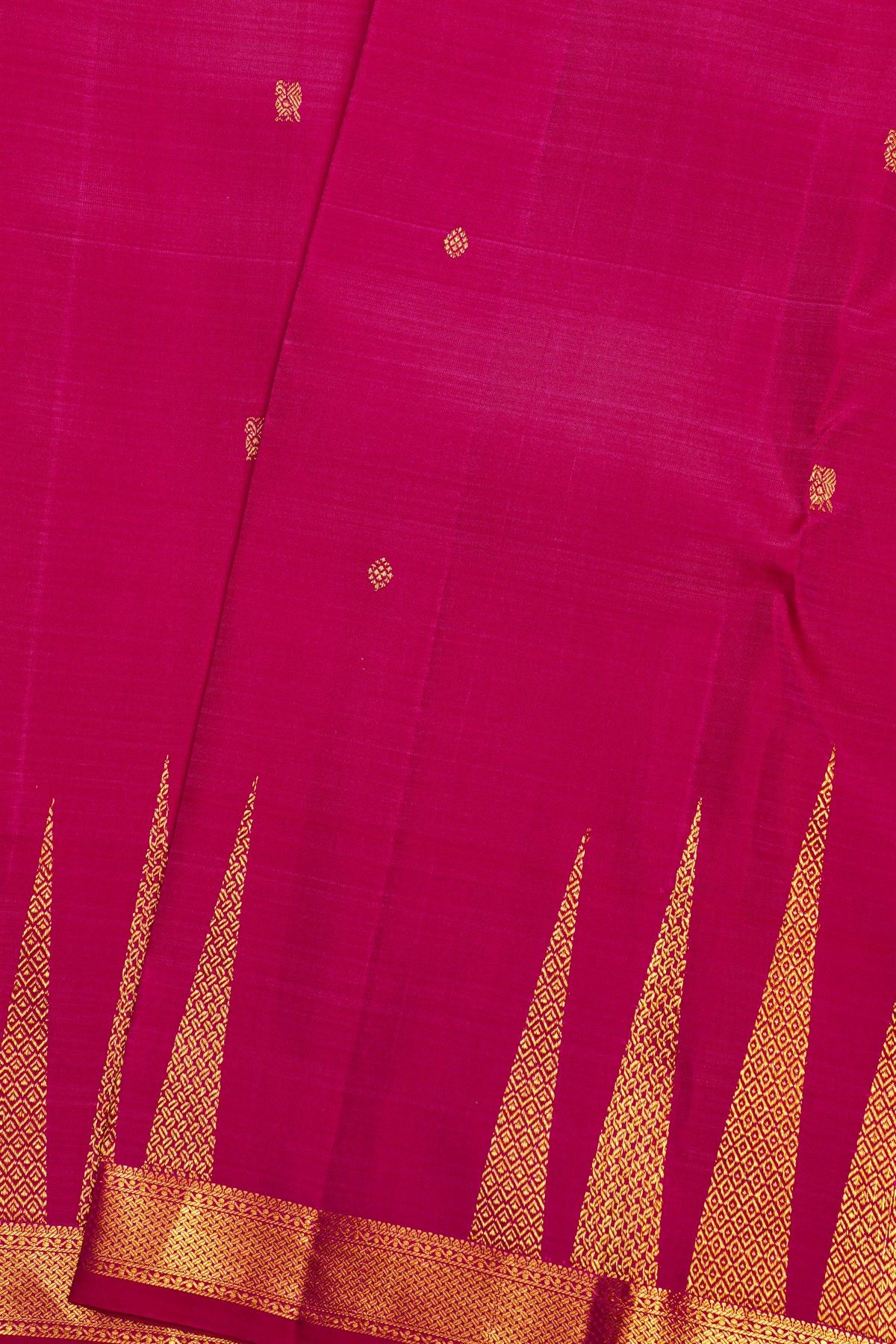 Kancheepuram Silk Magenta Saree