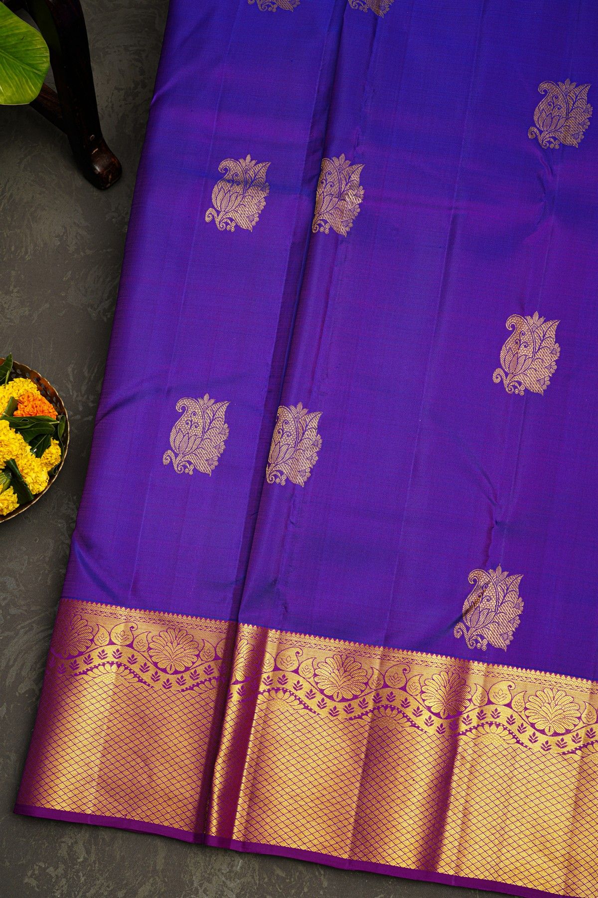 Kancheepuram Silk Dual Colour Saree