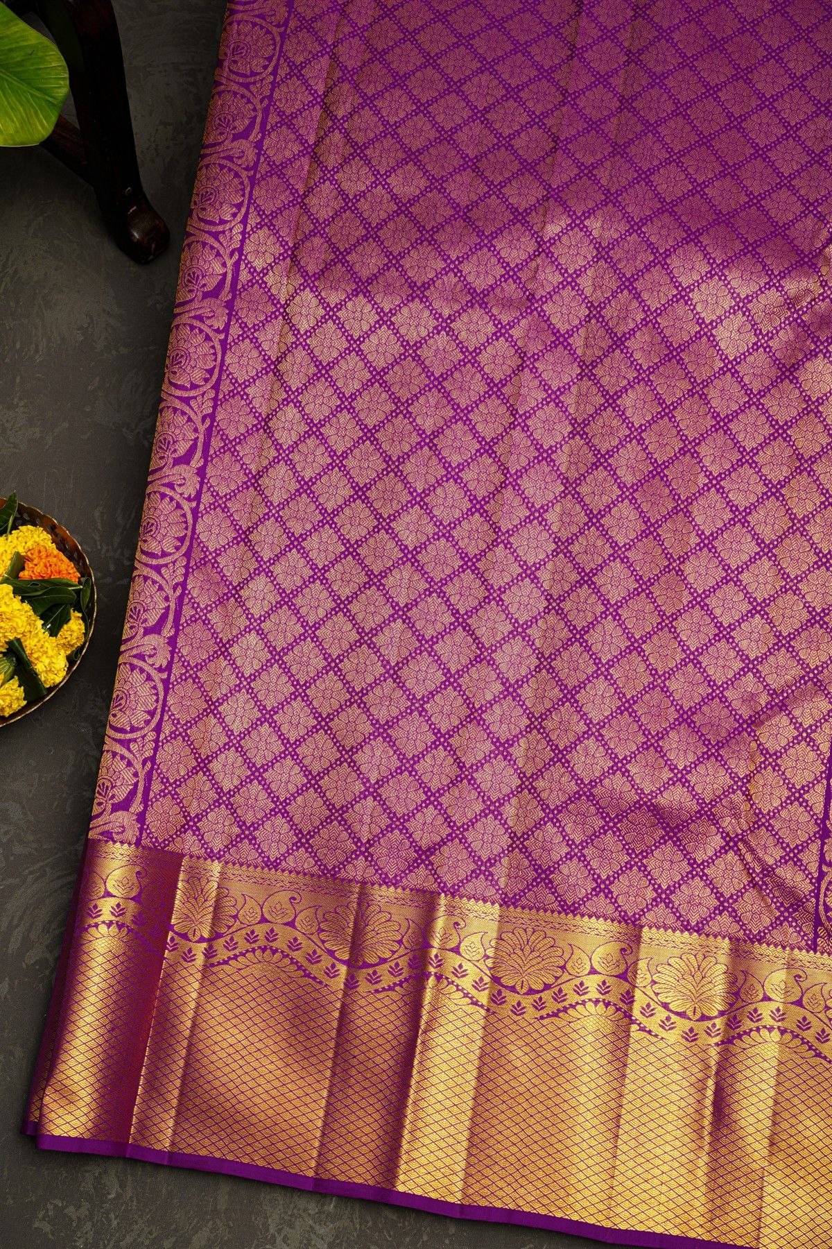 Kancheepuram Silk Dual Colour Saree