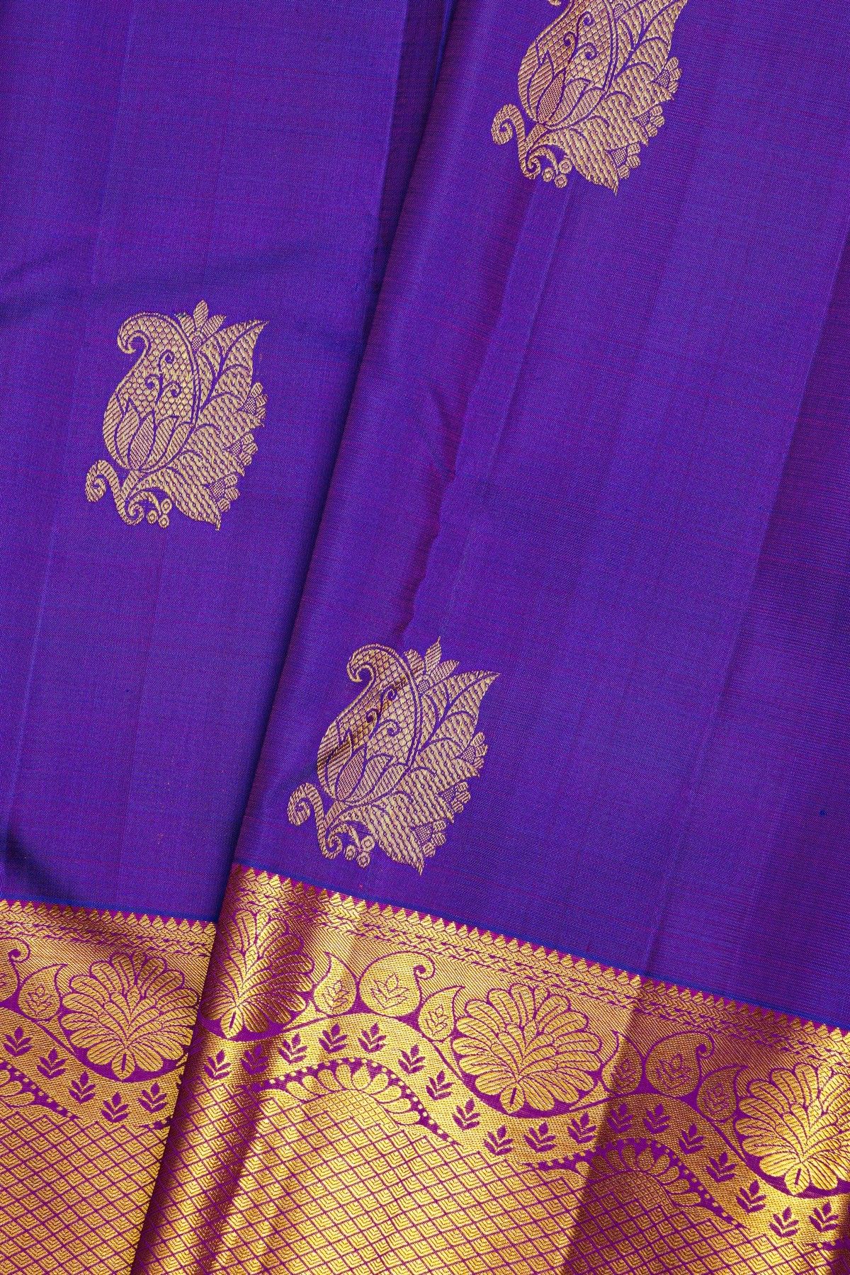 Kancheepuram Silk Dual Colour Saree