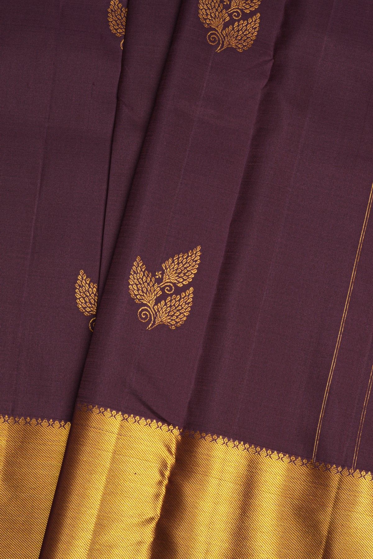 Kancheepuram Silk Wine Saree