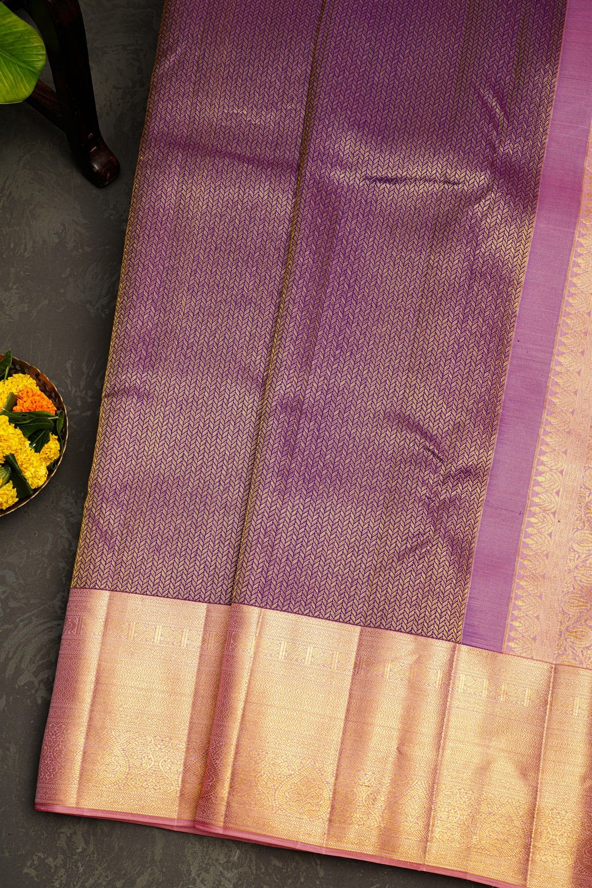 Kancheepuram Silk Royal Blue Saree