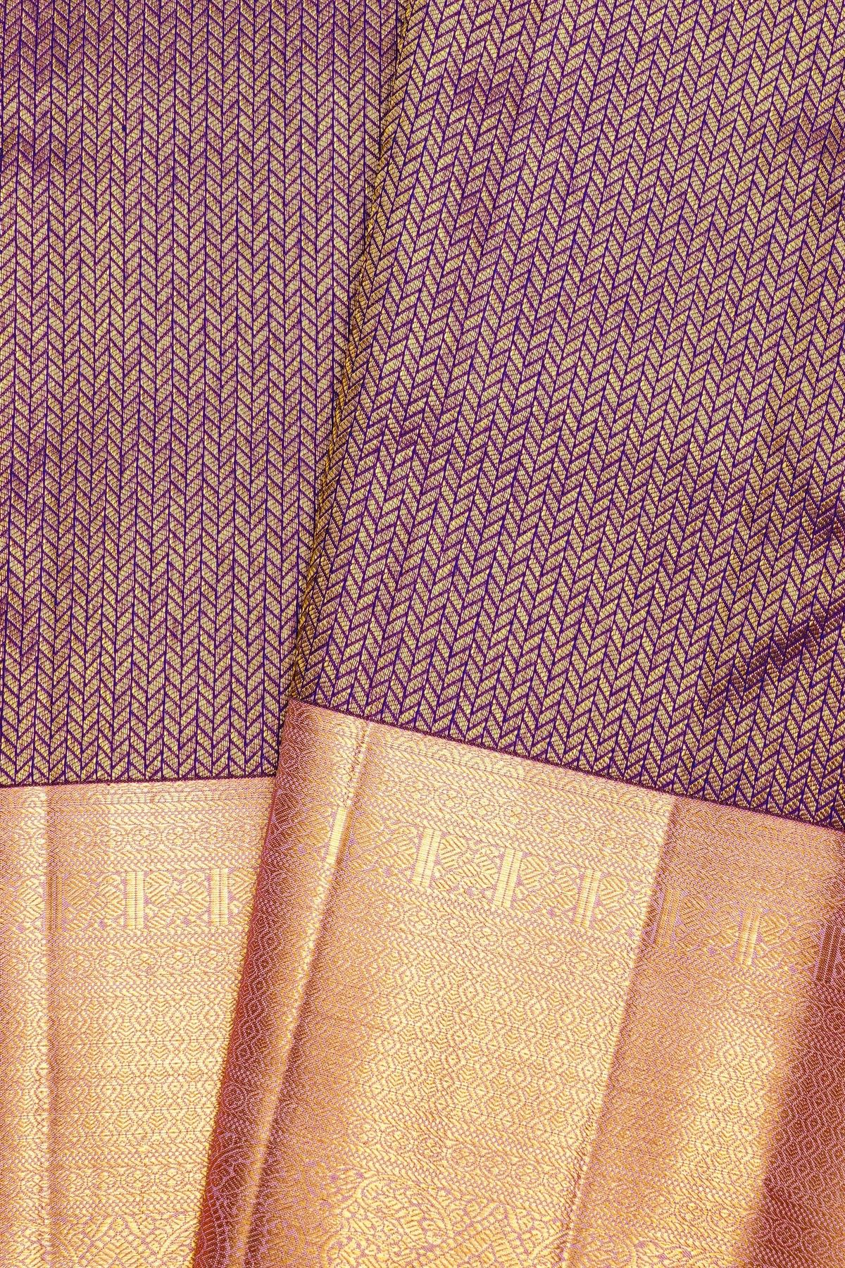 Kancheepuram Silk Royal Blue Saree