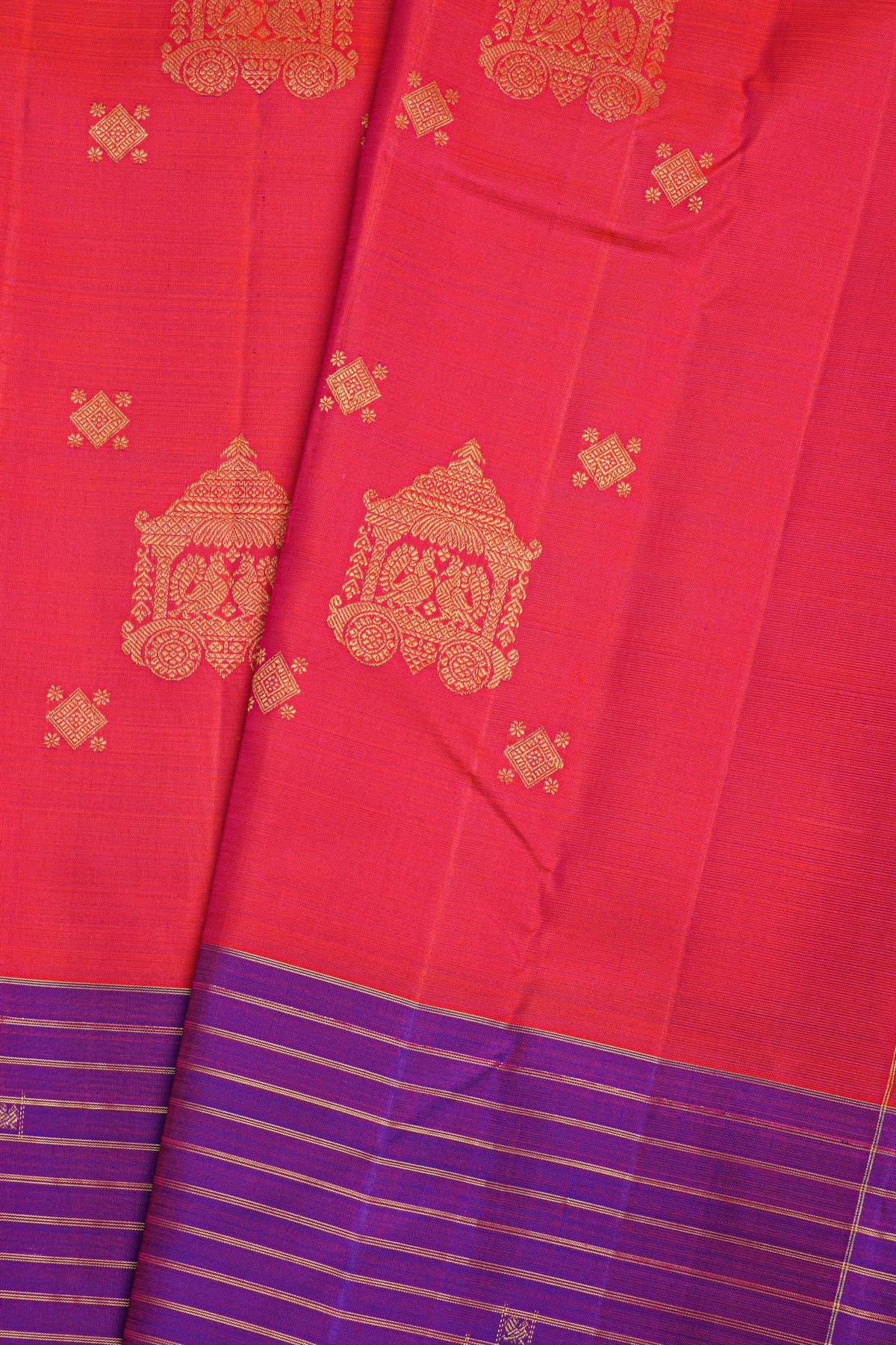 Kancheepuram Silk Pink Saree