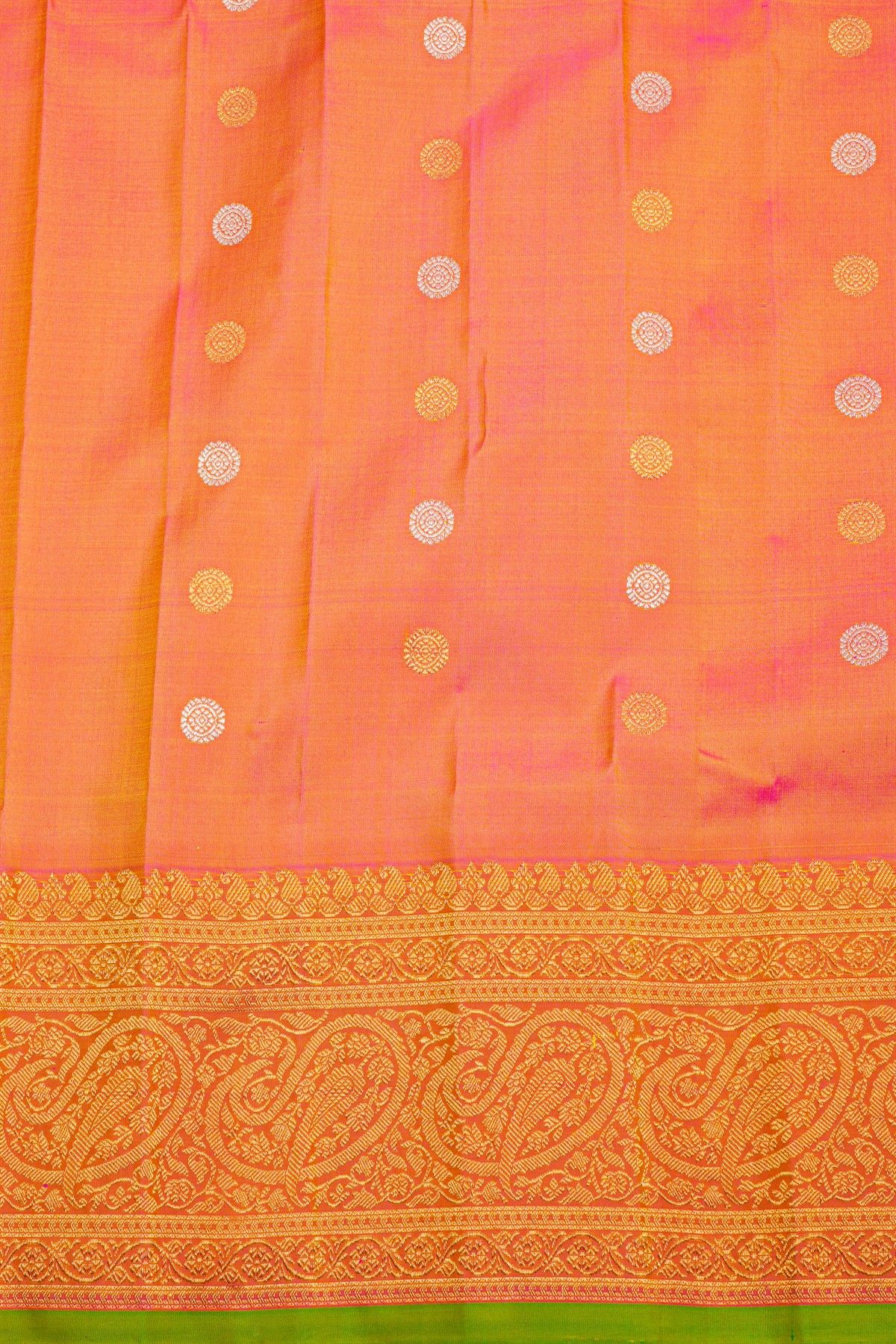 Gadwal Silk Mustard Saree
