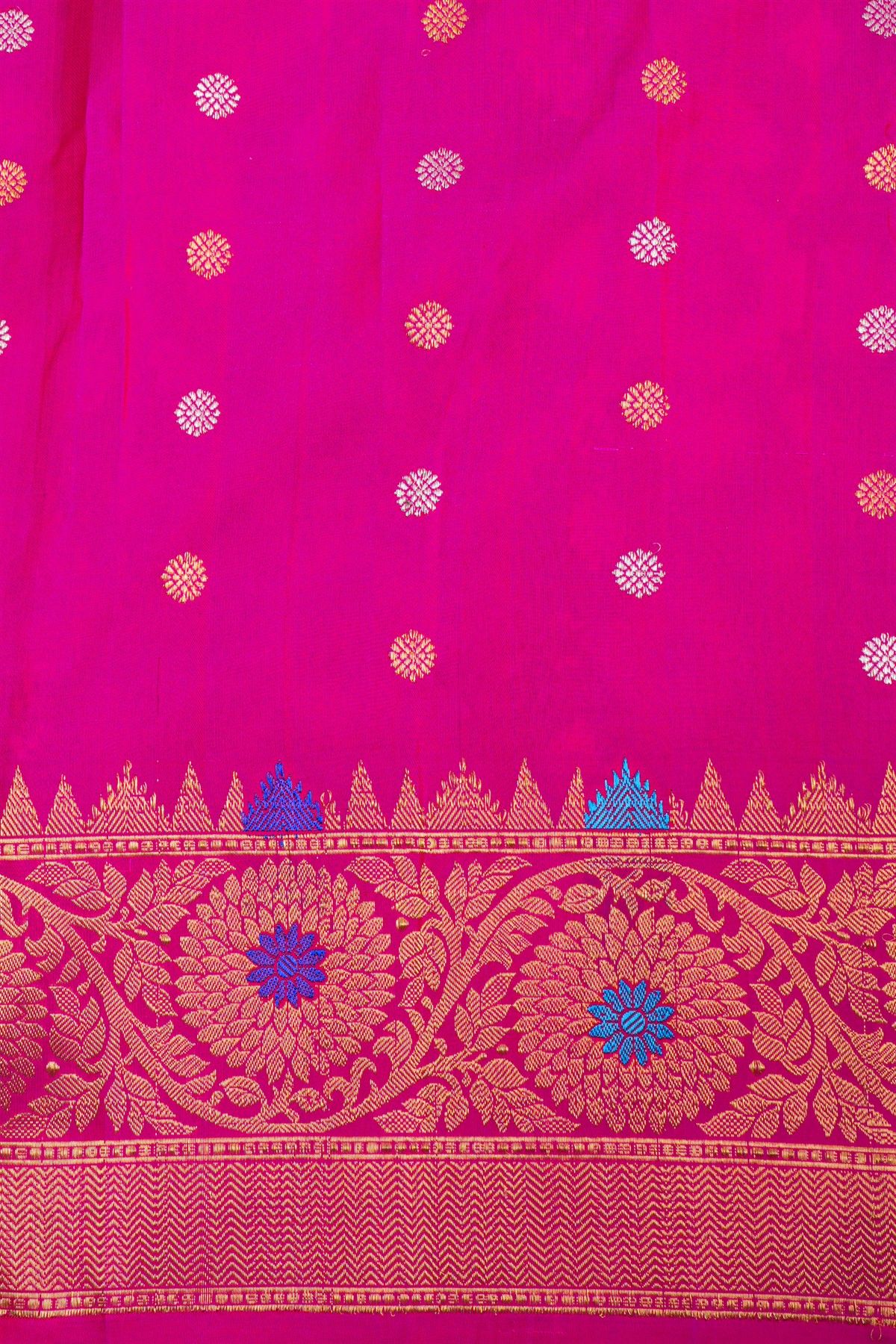 Gadwal Silk Dual Colour Saree