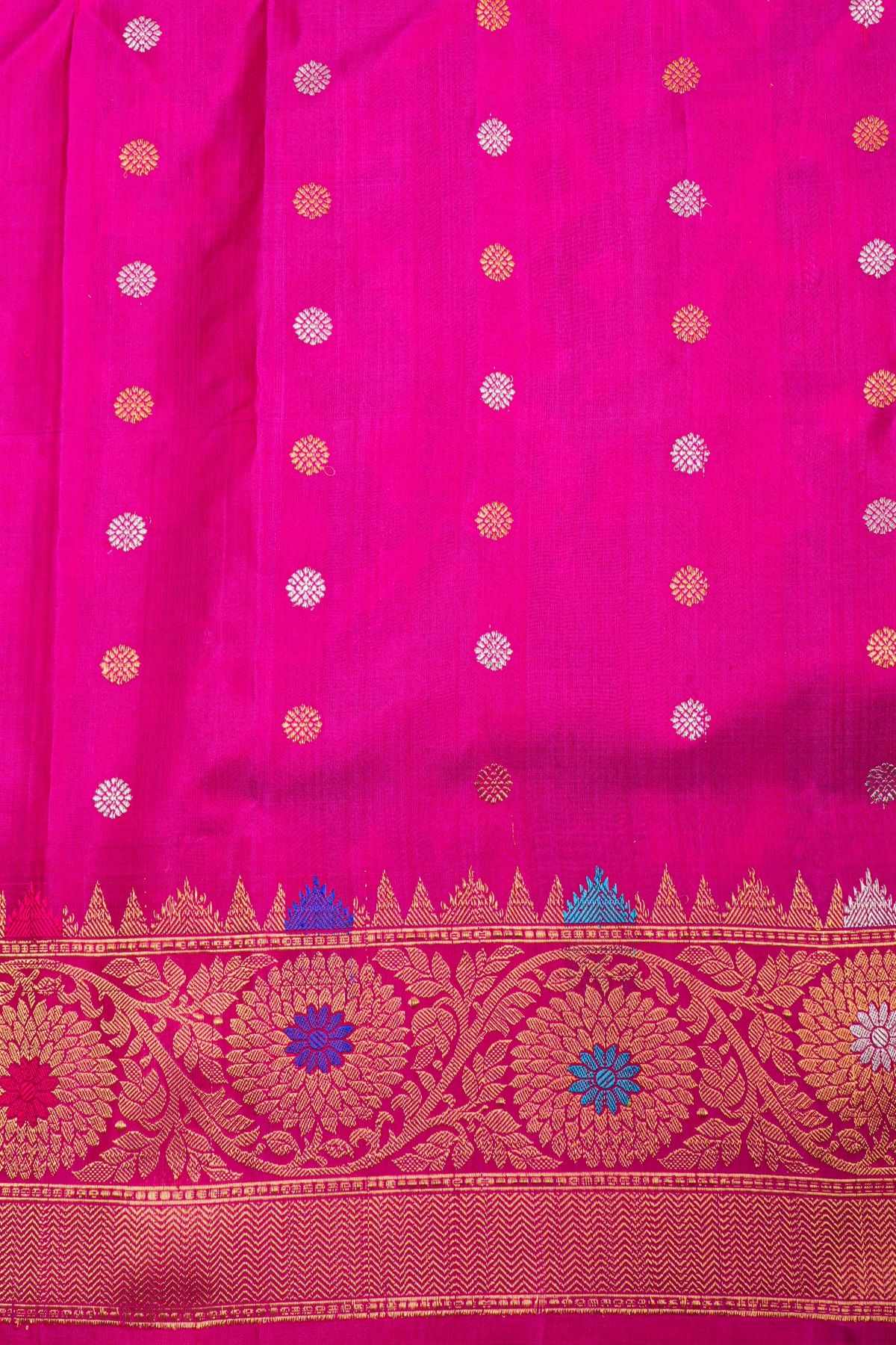 Gadwal Silk Dual Colour Saree