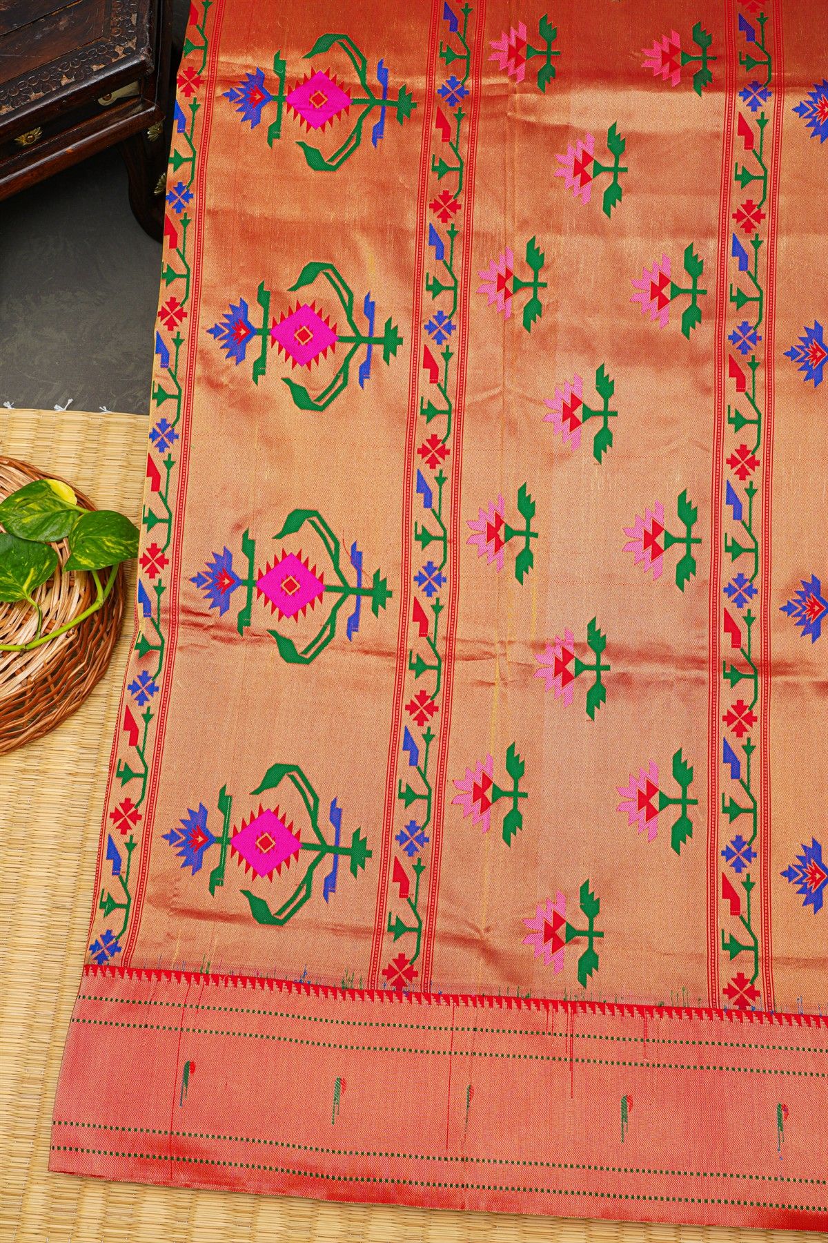Paithani Silk Dual Colour Saree