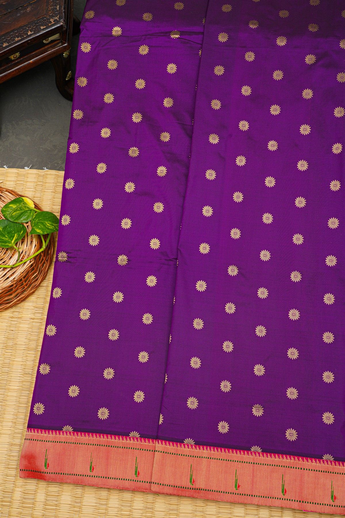Paithani Silk Purple Saree