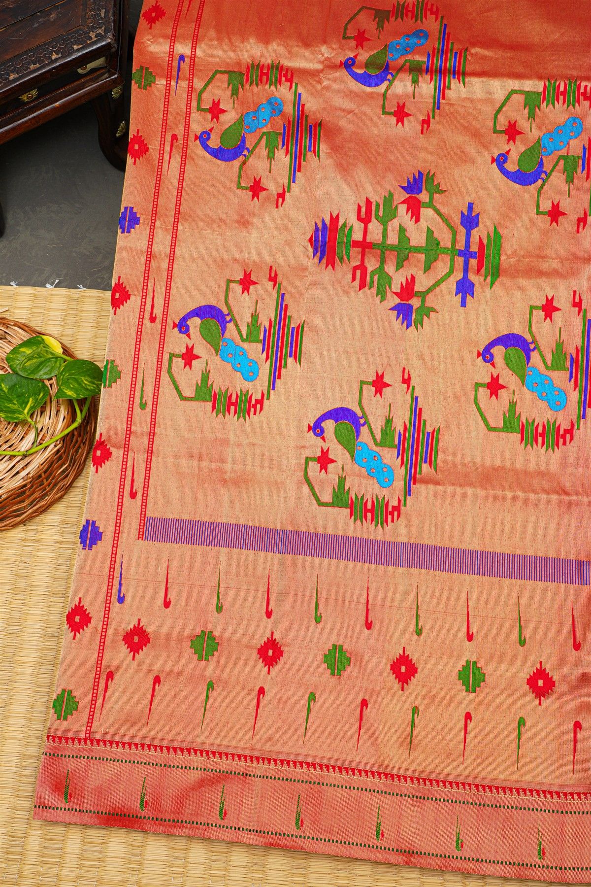 Paithani Silk Purple Saree