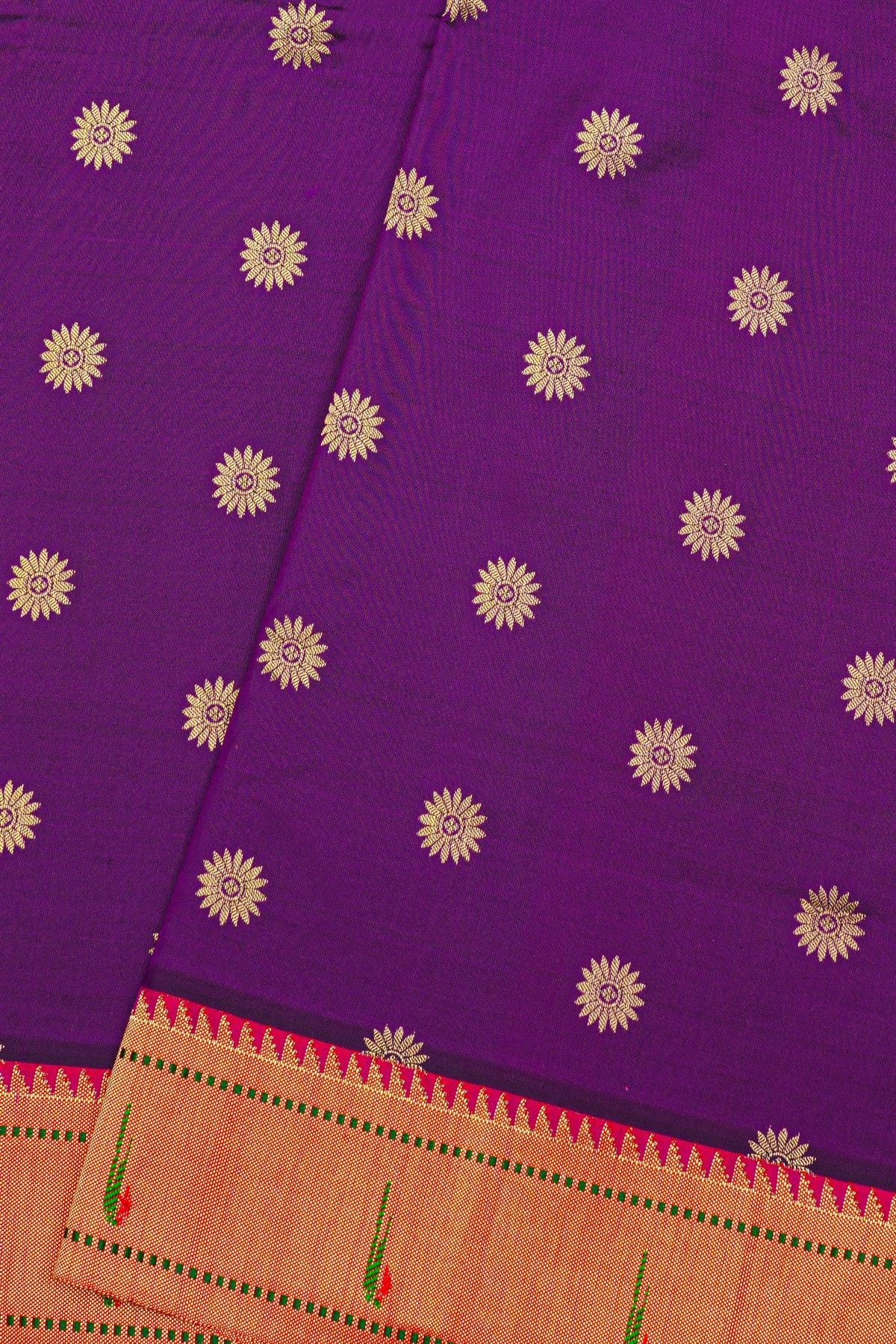 Paithani Silk Purple Saree