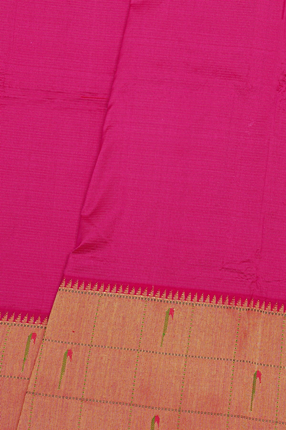 Paithani Silk Magenta Saree
