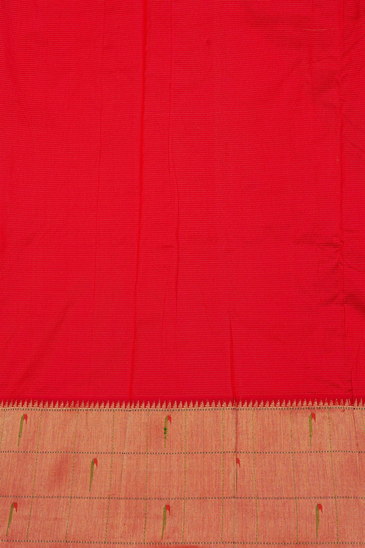 Paithani Silk Parrot Green Saree