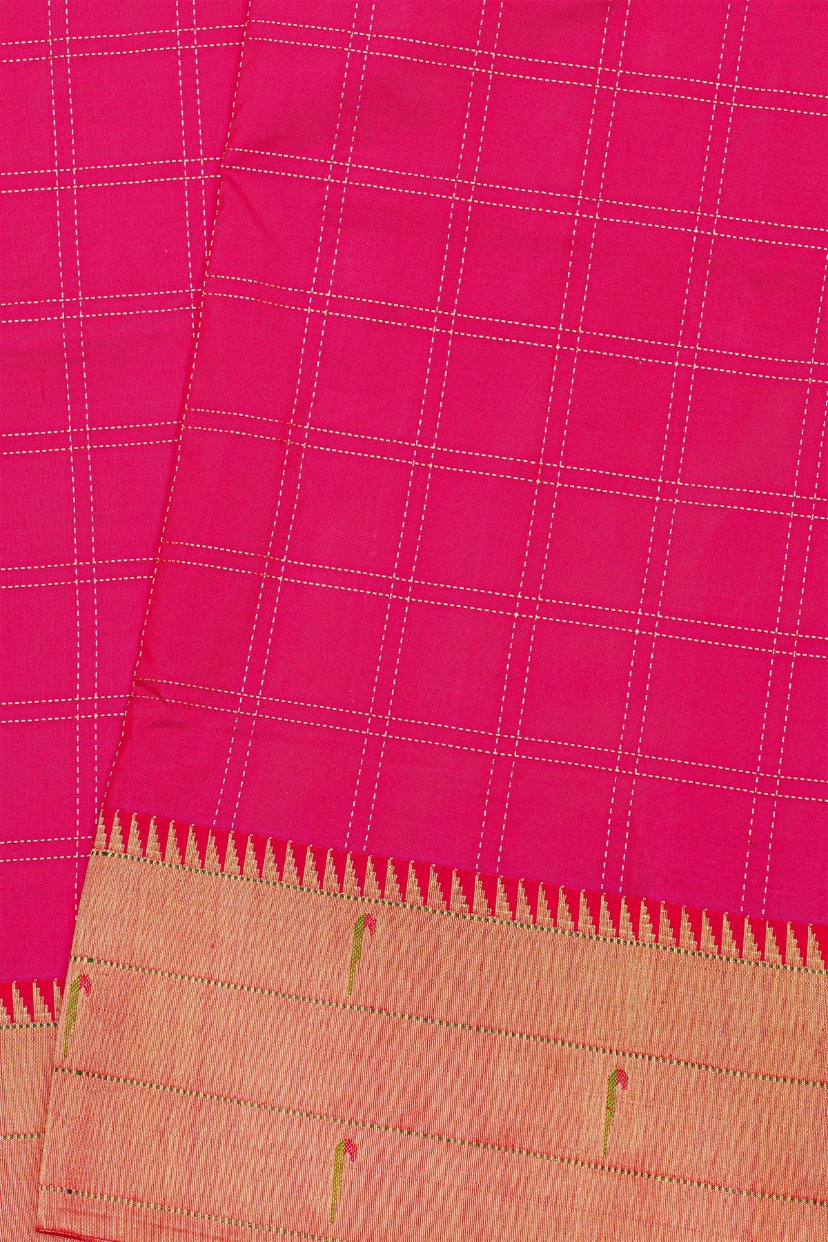 Paithani Silk Pink Saree