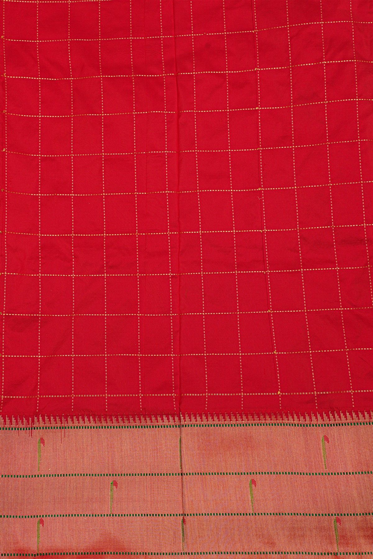 Paithani Silk Light Green Saree