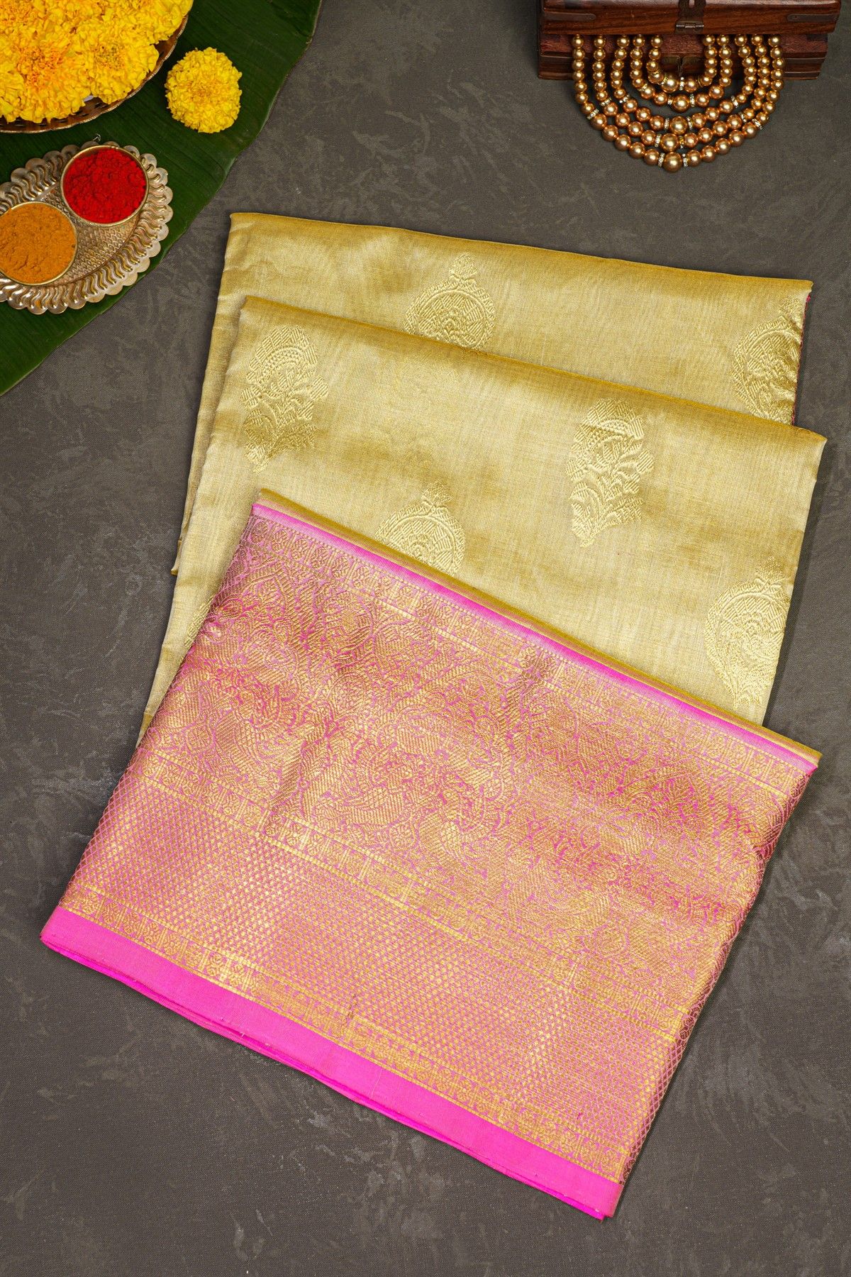 Venkatagiri Silk Gold Saree