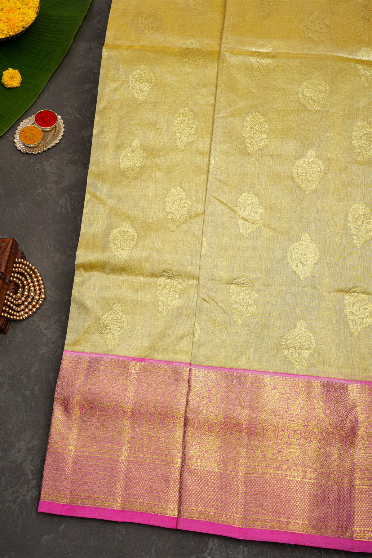 Venkatagiri Silk Gold Saree